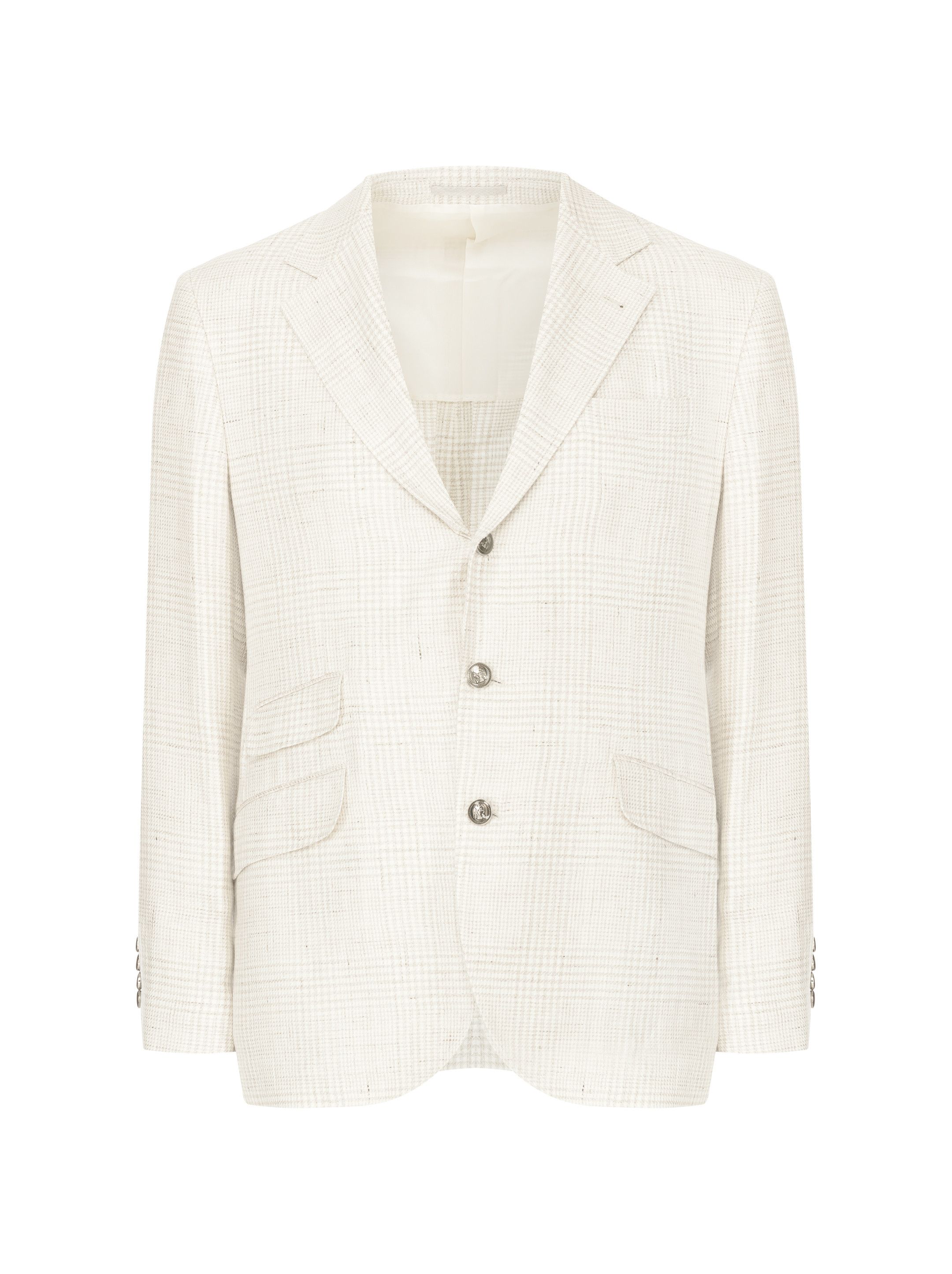 Brunello Cucinelli o1y0526 Single-breasted Suit in Ivory Size US M / EU 48-50 / 2 - 3 Thumbnail