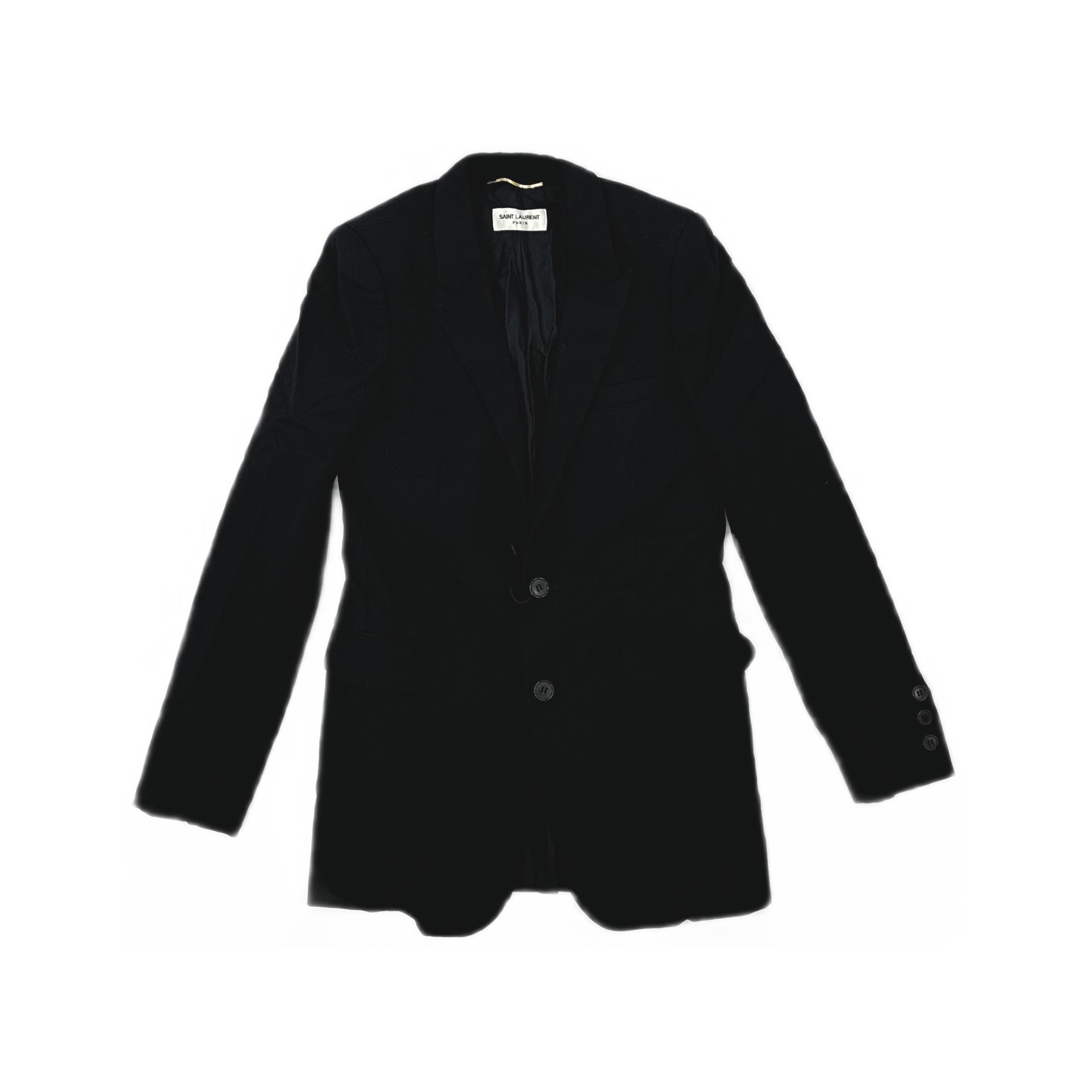 Saint Laurent Paris Saint Laurent Black Single-Button Blazer F36 Size XS / US 0-2 / IT 36-38 - 1 Thumbnail