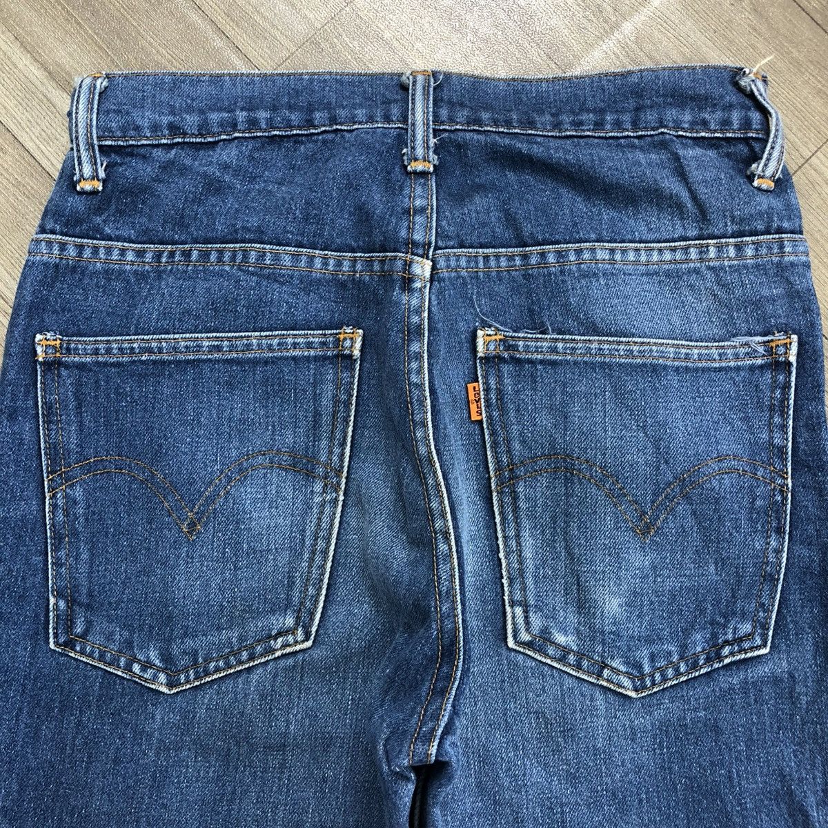 Levi's × Levi's Vintage Clothing × Vintage 🇯🇵Vintage 80s Levis 517 Orange Tab J02 Bootcut Flared Jeans Size US 28 / EU 44 - 12 Thumbnail