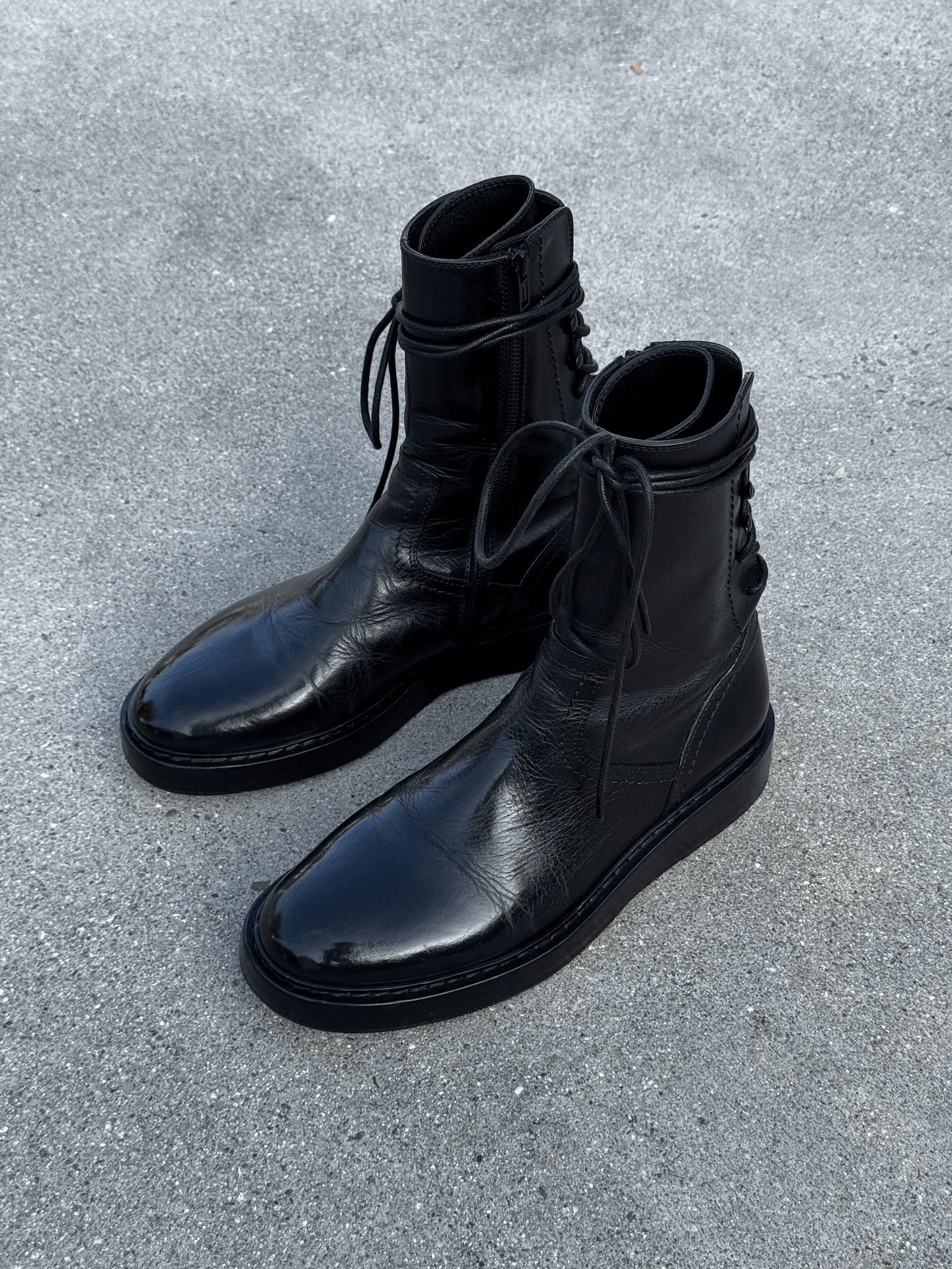 Ann Demeulemeester Iconic Backlace Boots Size US 7 / EU 40 - 1 Thumbnail