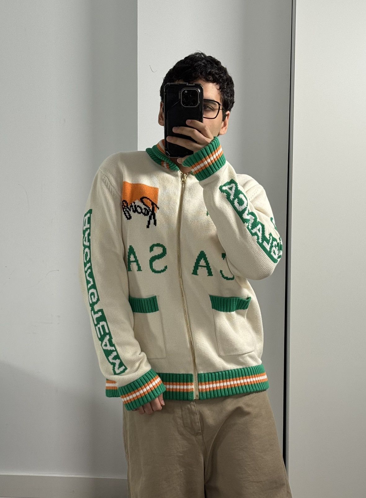 Casablanca Casablanca Racing Team Cardigan Retro Bunny Knit Size US L / EU 52-54 / 3 - 10 Thumbnail