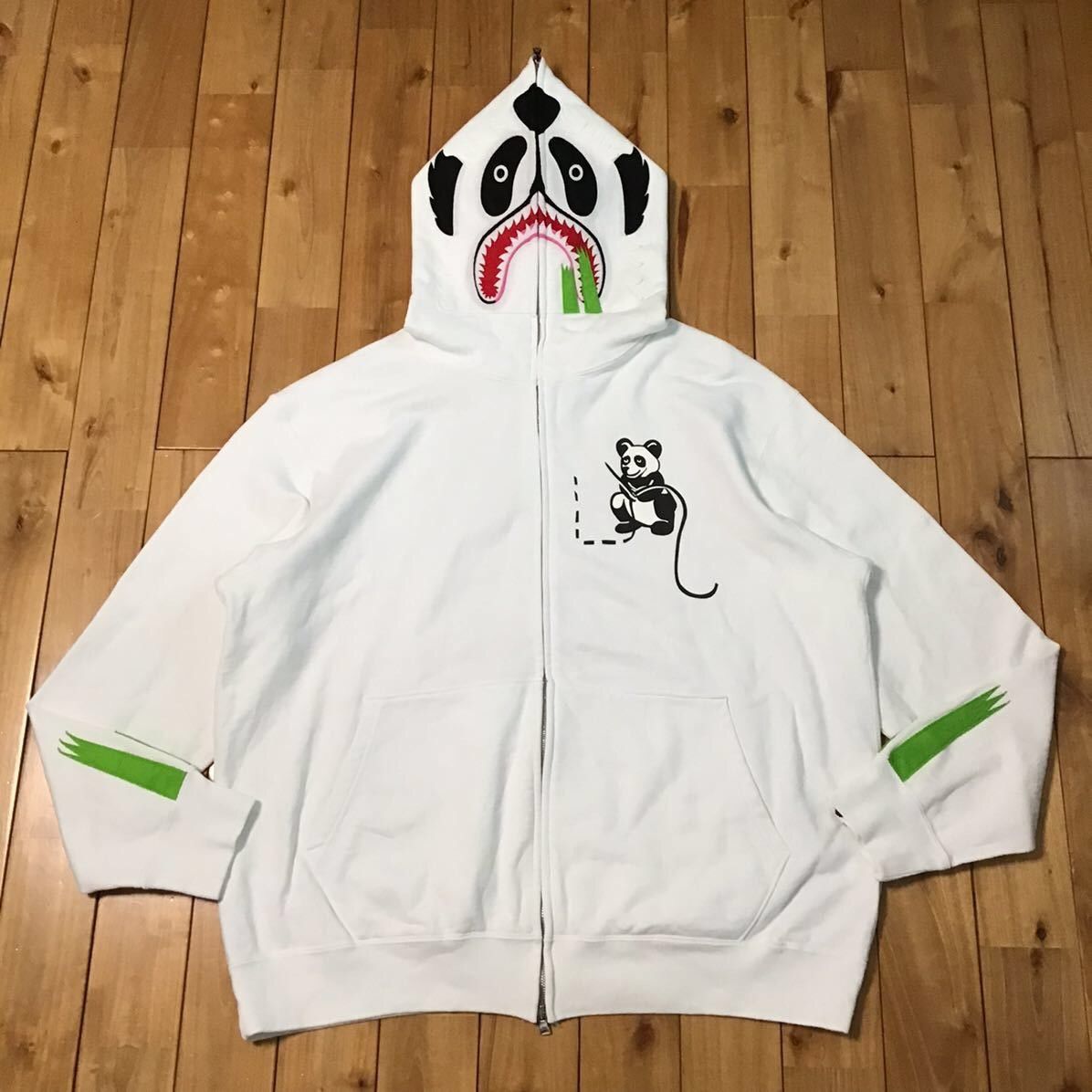 Bape Panda Full Zip Hoodie | Grailed