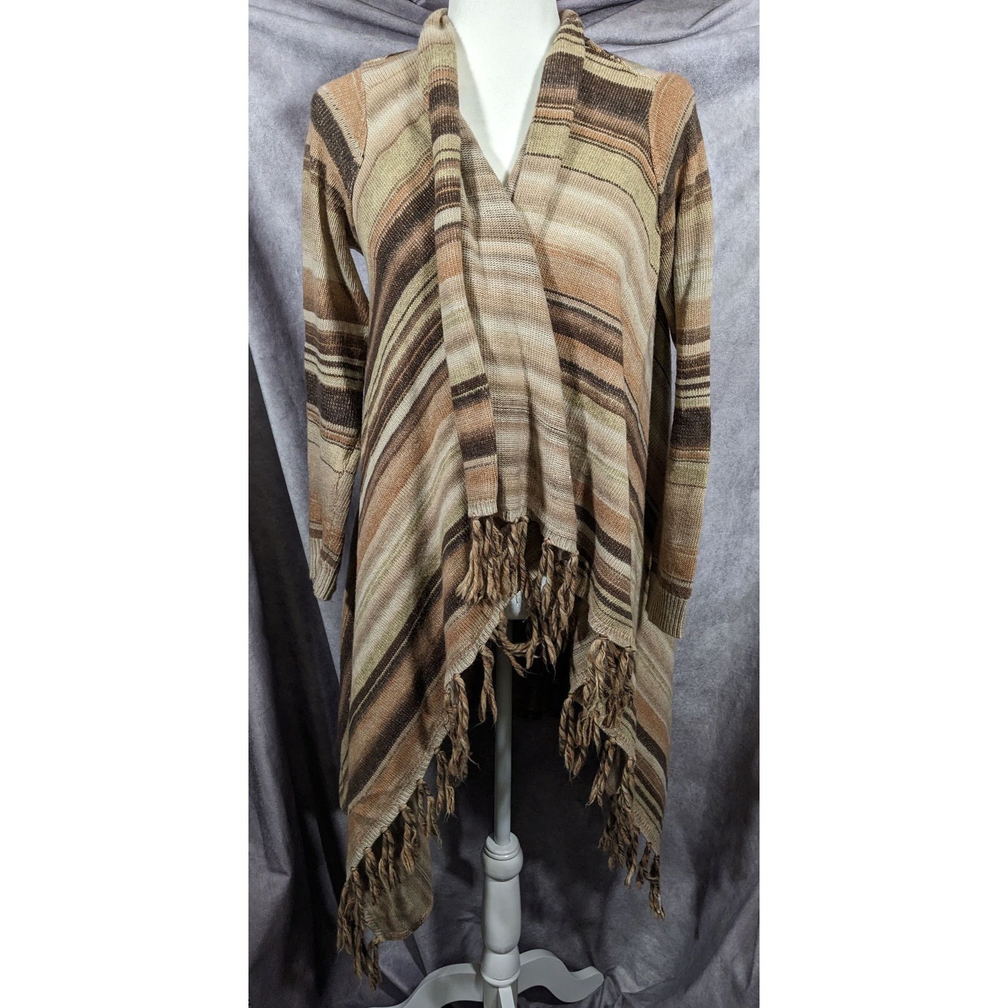 Other Natural Reflections Space-Dye Retro Bohemian Open Front Card Size M / US 6-8 / IT 42-44 - 8 Thumbnail