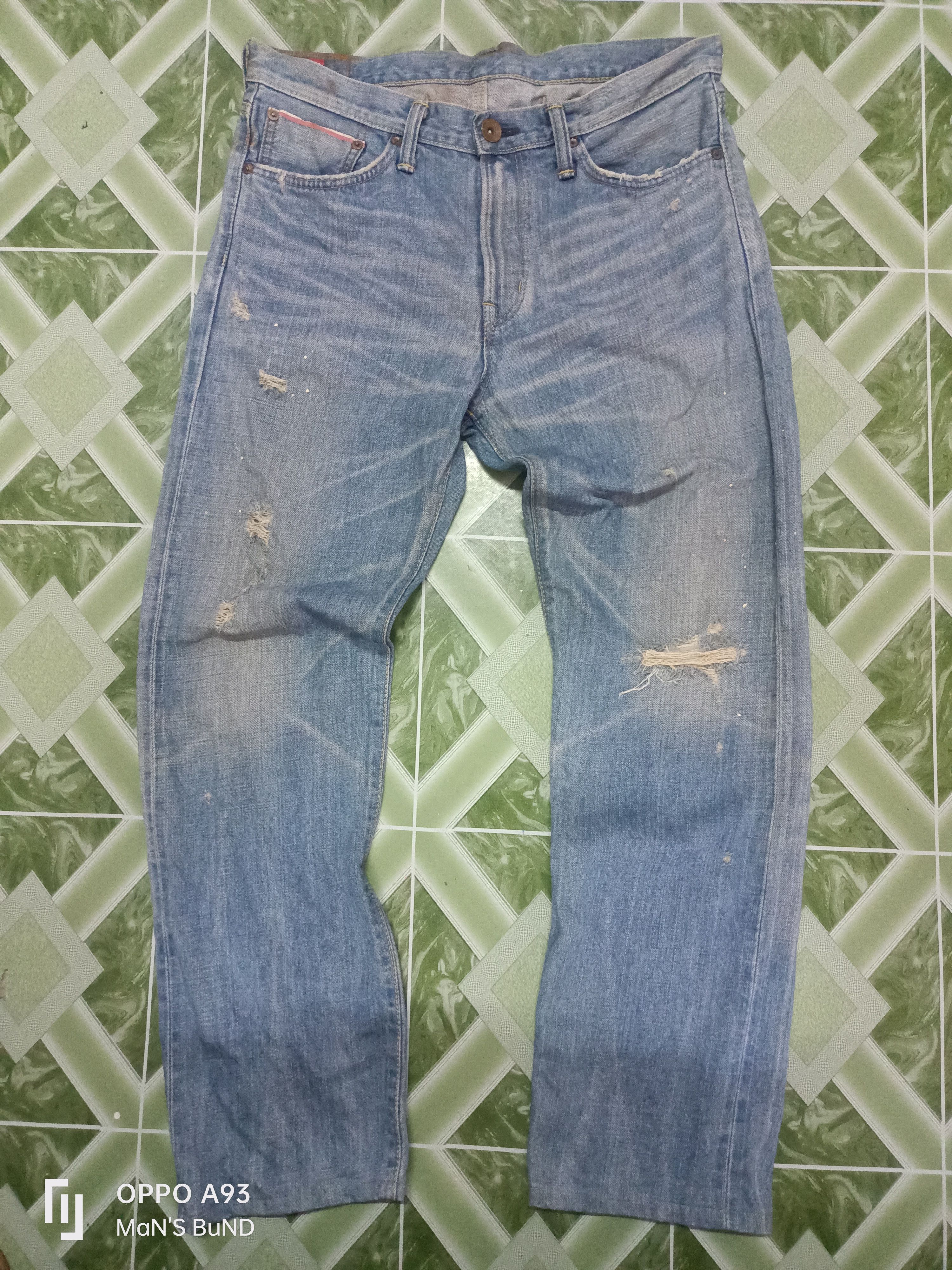 Edwin × Vintage Distressed EDWIN 505 zx Selvedge Size US 32 / EU 48 - 1 Thumbnail
