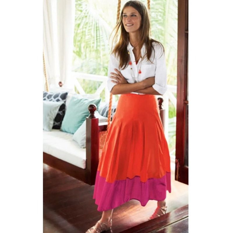 Boden Boden Lynne Colour Block Skirt 2 Size 26" / US 2 / IT 38 - 2 Thumbnail