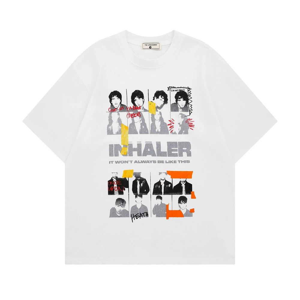 Vintage Hip-hop street character portrait print casual loose T-shirt Size US M / EU 48-50 / 2 - 1 Thumbnail
