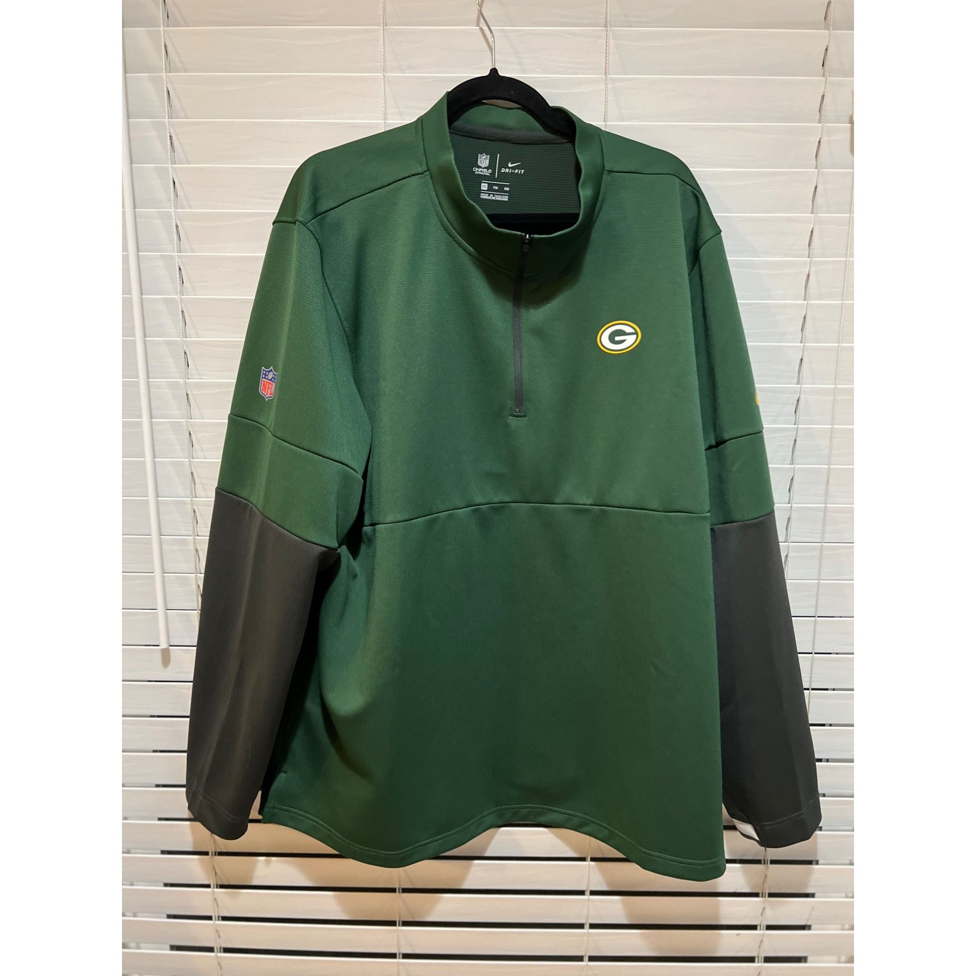 Nike Nike Green Bay Packers Long Sleeve Pullover - Size XXL Size US XXL / EU 58 / 5 - 1 Thumbnail