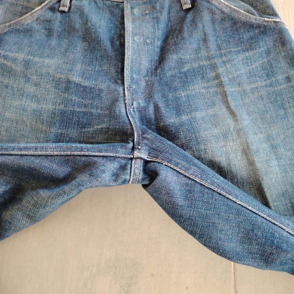 Wrangler Vintage Wrangler Blue Bell Selvedge Blue Denim Jeans M1112 Size US 33 - 7 Thumbnail