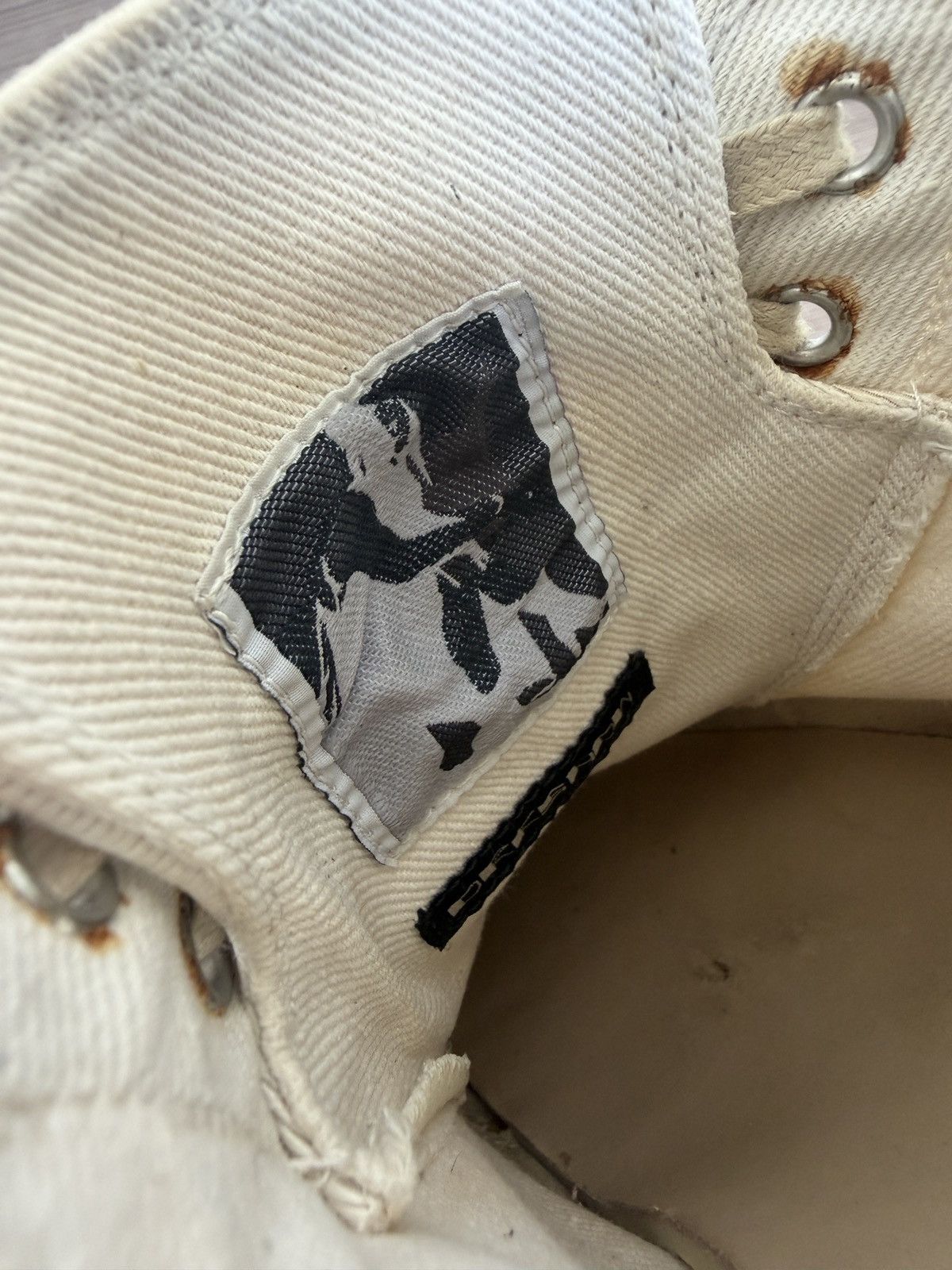 Rick Owens Drkshdw Khaki canvas ramones Size US 8 / EU 41 - 19 Thumbnail