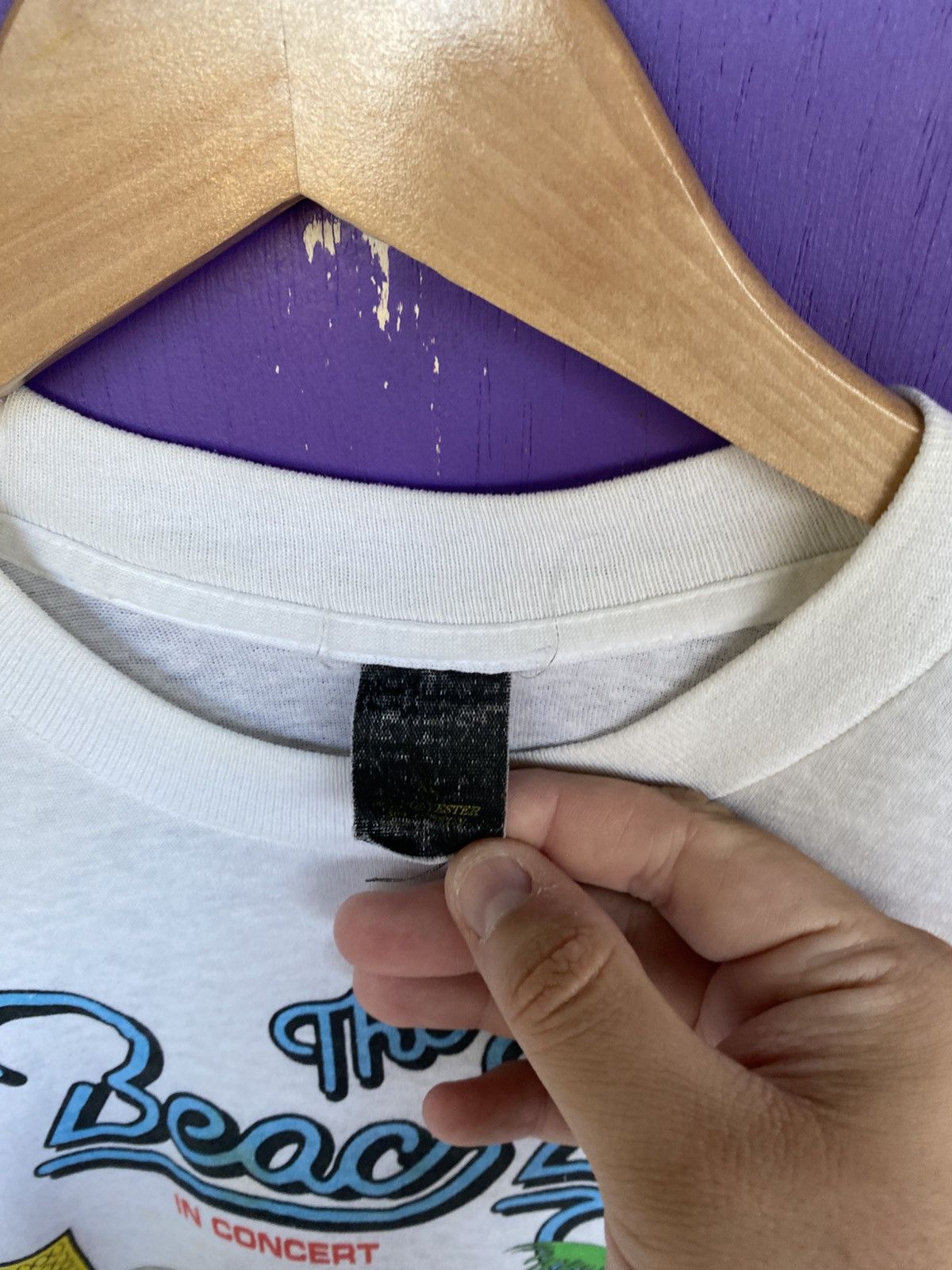 Band Tees Vintage 80s The beach boys baseball beach party tour tee Size US L / EU 52-54 / 3 - 4 Thumbnail