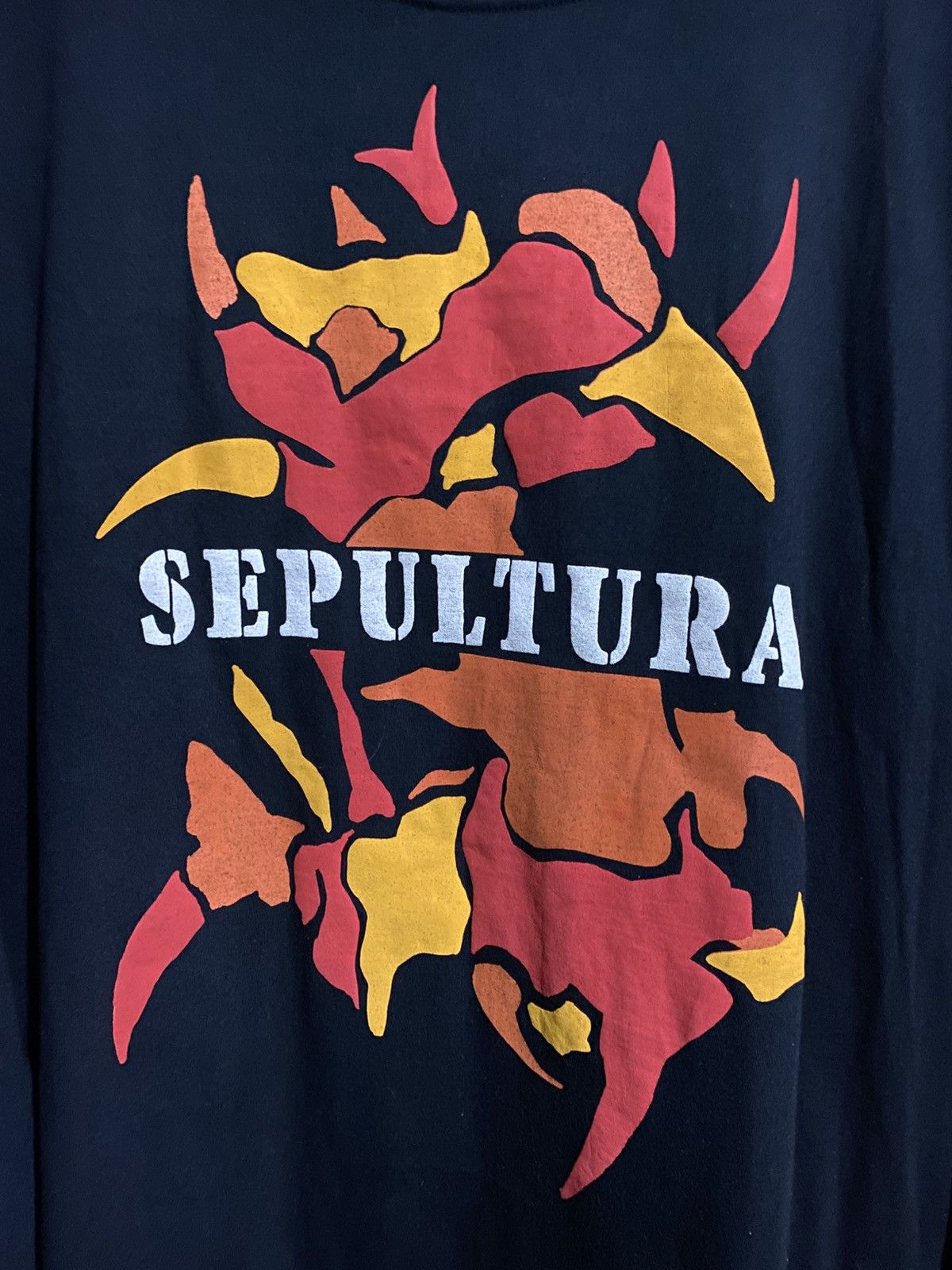 Band Tees Vintage Sepultura Long Sleeve Size US XL / EU 56 / 4 - 3 Thumbnail