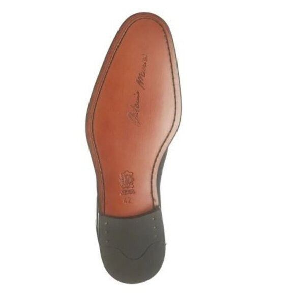 Antonio Maurizi Antonio Maurizi Mens Cognac Leather Round Toe Lace Up Derby Size US 10 / EU 43 - 10 Thumbnail