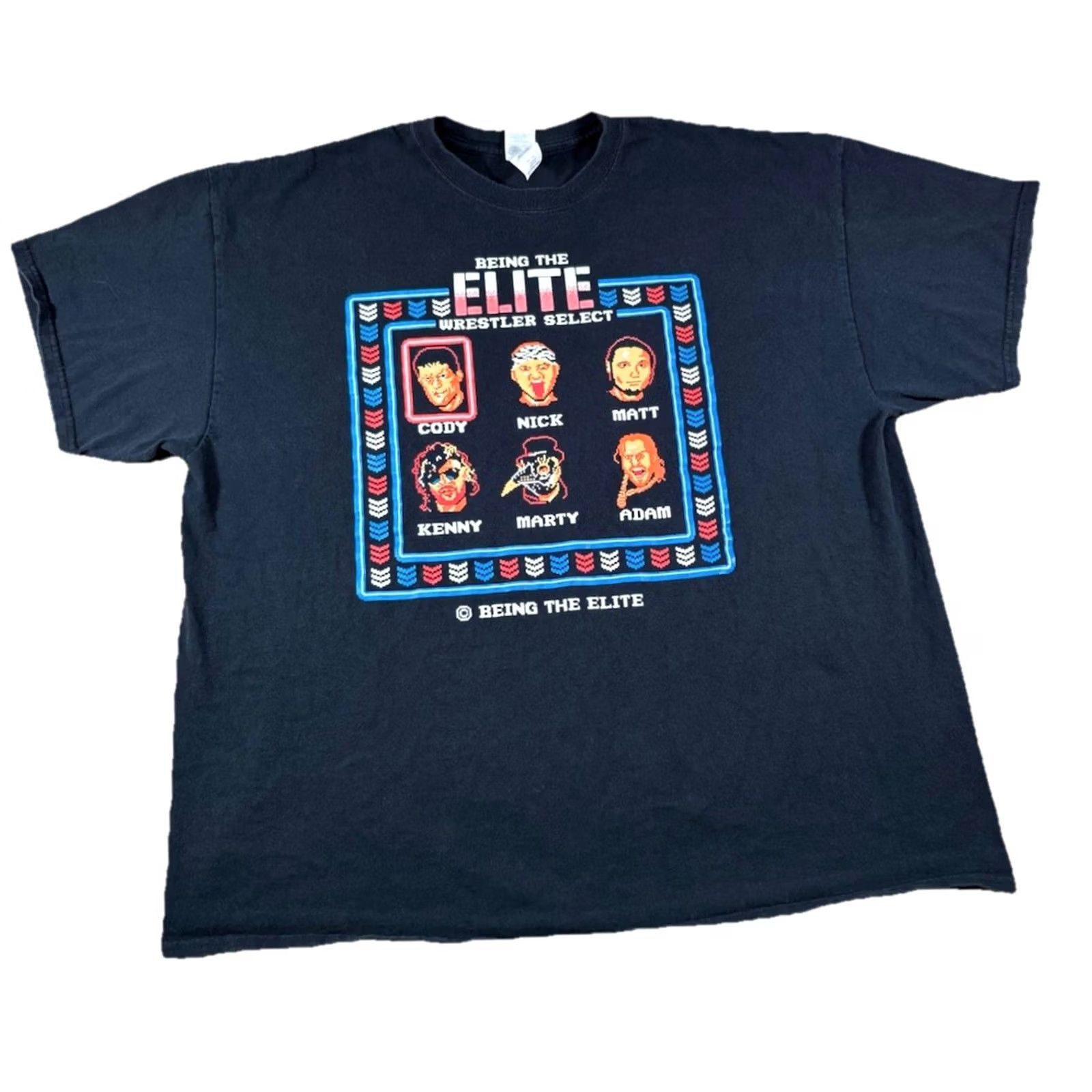 Gildan Being The Elite Wrestler Select Graphic Tee Gildan Black Shirt 2XL Mens Funny Size US XXL / EU 58 / 5 - 2 Thumbnail