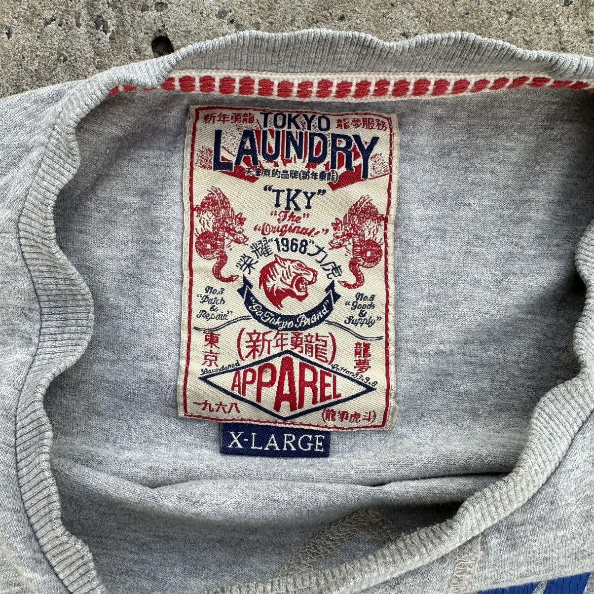 Silk Laundry Vintage Japan Tokyo Laundry TKY T-shirts Big Logo Size L Y2K Size US L / EU 52-54 / 3 - 7 Thumbnail