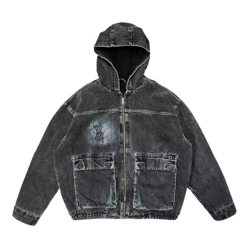 Japanese Brand × Vintage vintage denim print jacket Size US M / EU 48-50 / 2 - 3 Thumbnail
