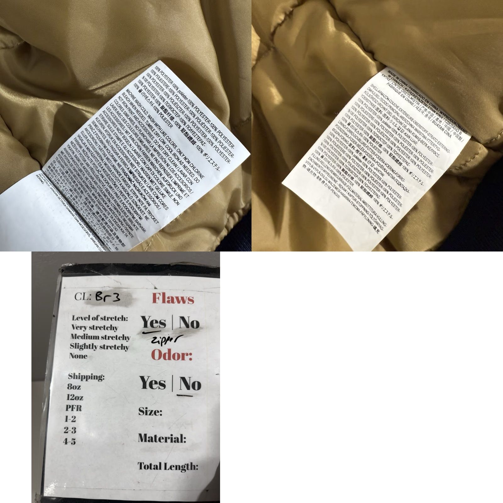 Vans VANS Jacket Off the Wall Sz S Blue Beige Nylon Puffer Hooded Men Long Sleeve Zip Zipper Flawed Condition (Zipper Issues) Size US S / EU 44-46 / 1 - 9 Thumbnail