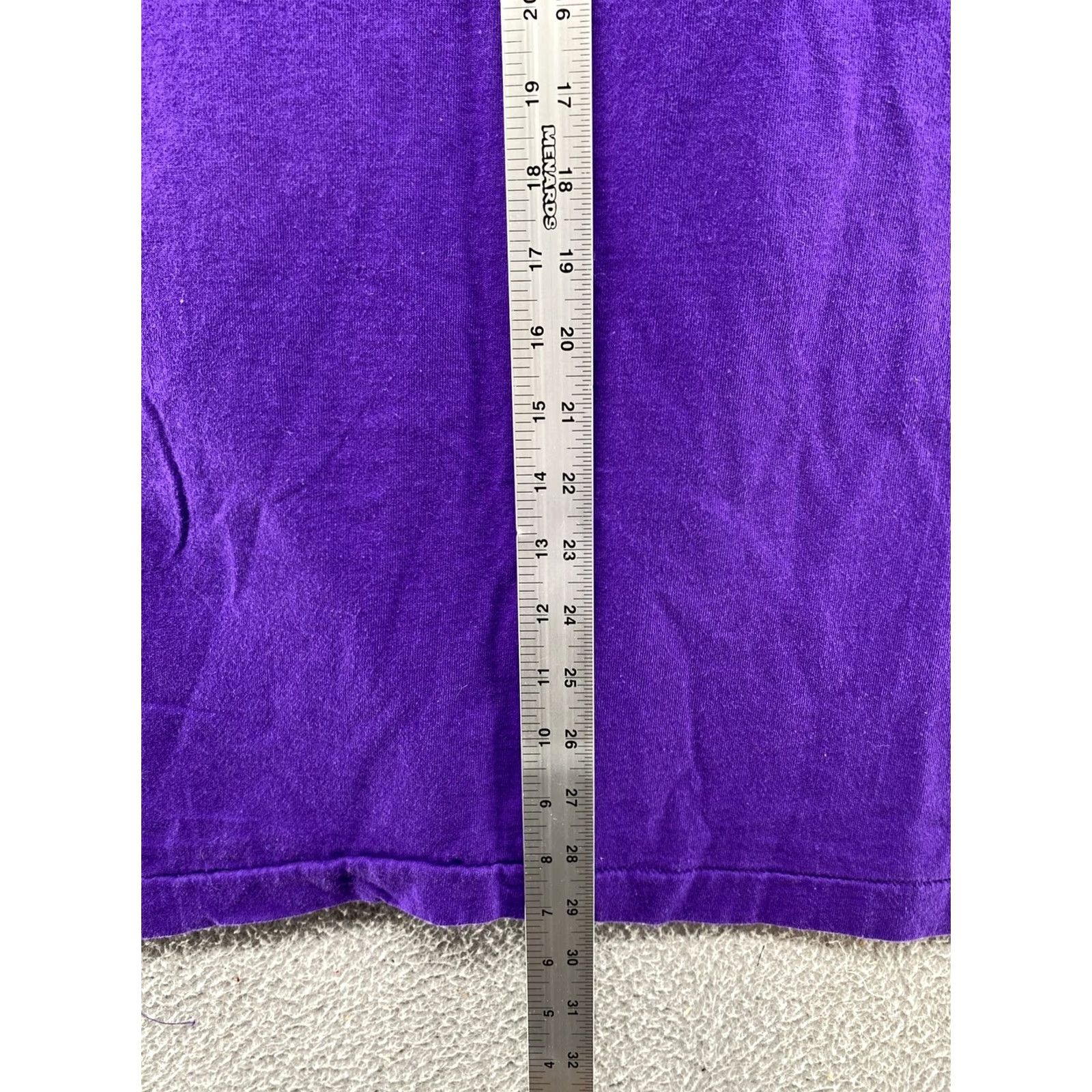 Fruit Of The Loom VINTAGE Minnesota Vikings NFL Embroidered Single Stitch Football Shirt L Purple Cotton 90s Men Shirts Boys Womens Mens Size US L / EU 52-54 / 3 - 6 Thumbnail