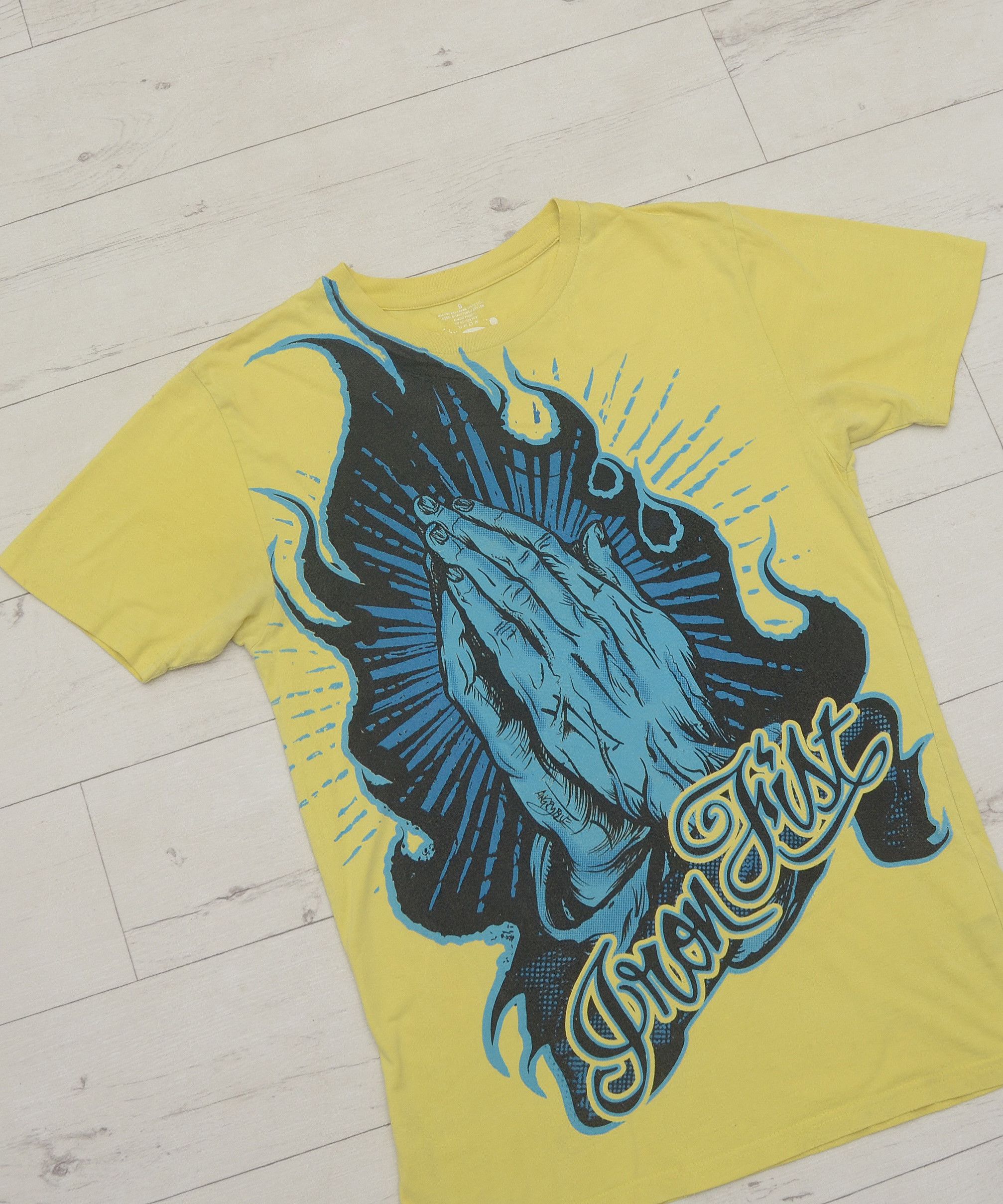 Iron Fist × Vintage Y2K Iron Fist AngryBlue ART Studio Graphic Tee goth style Size US S / EU 44-46 / 1 - 2 Thumbnail
