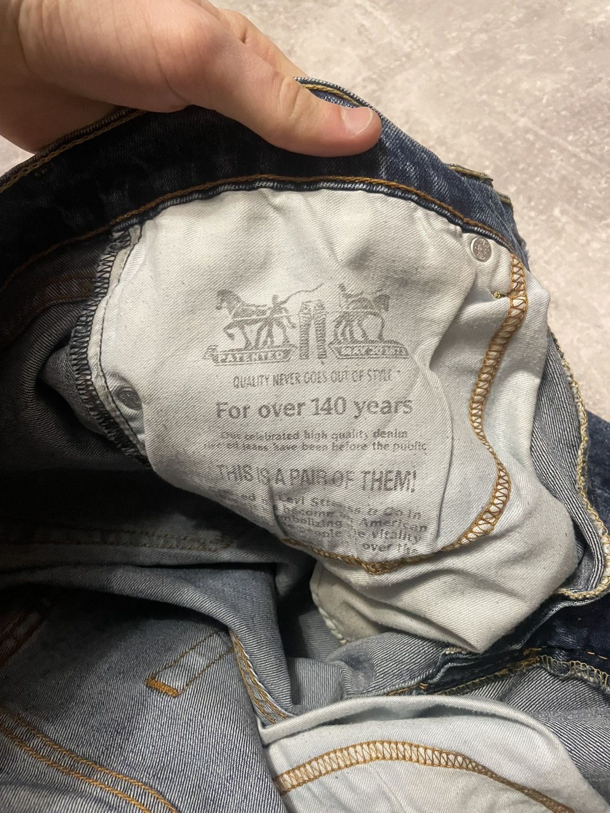 Levi's Vintage Levis 505 Blue Denim Jeans 34 Size Size US 34 / EU 50 - 19 Thumbnail