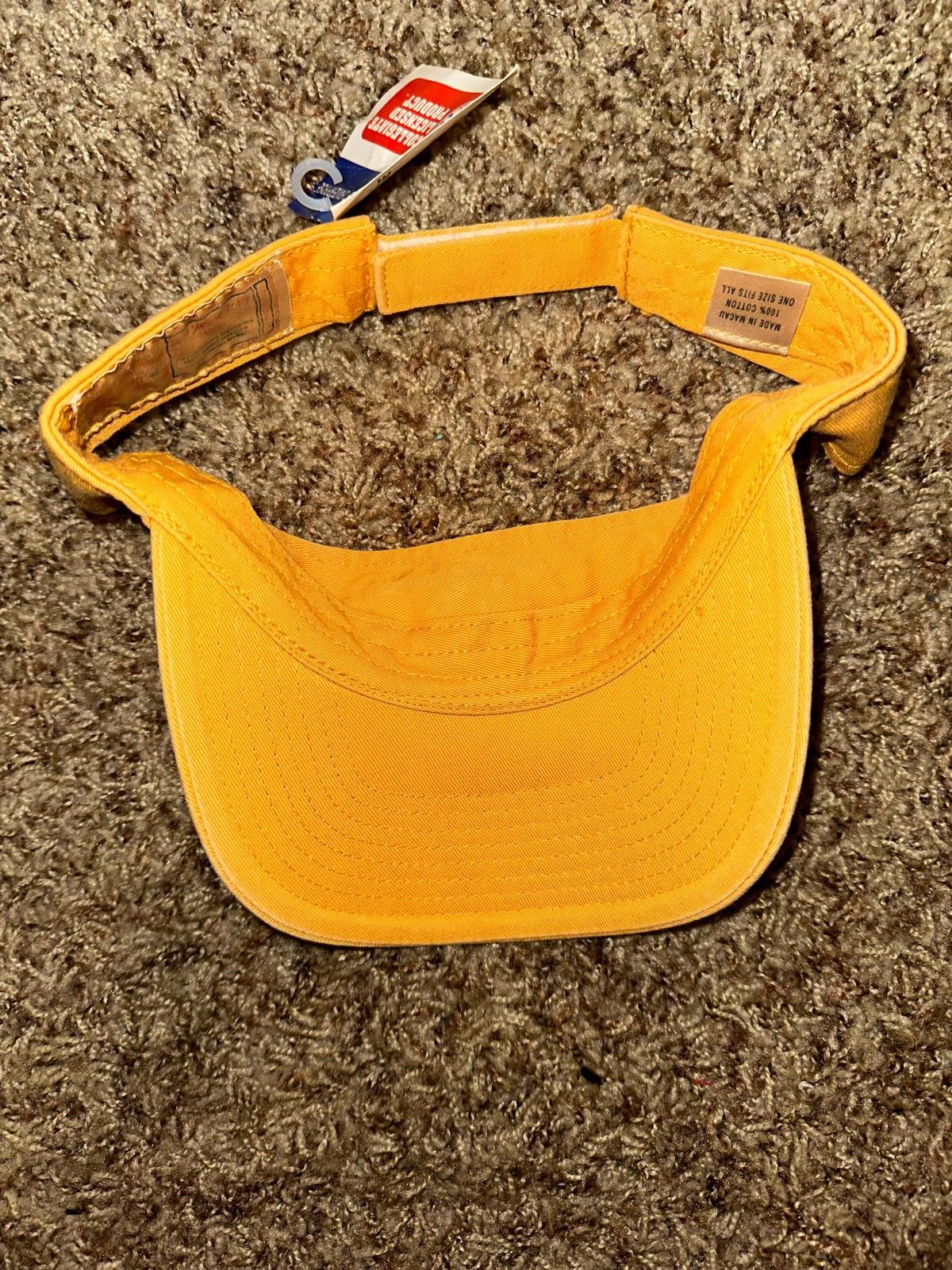 Arizona Jean Co. Arizona State Sun Devils men's yellow visor hat cap Size ONE SIZE - 2 Thumbnail