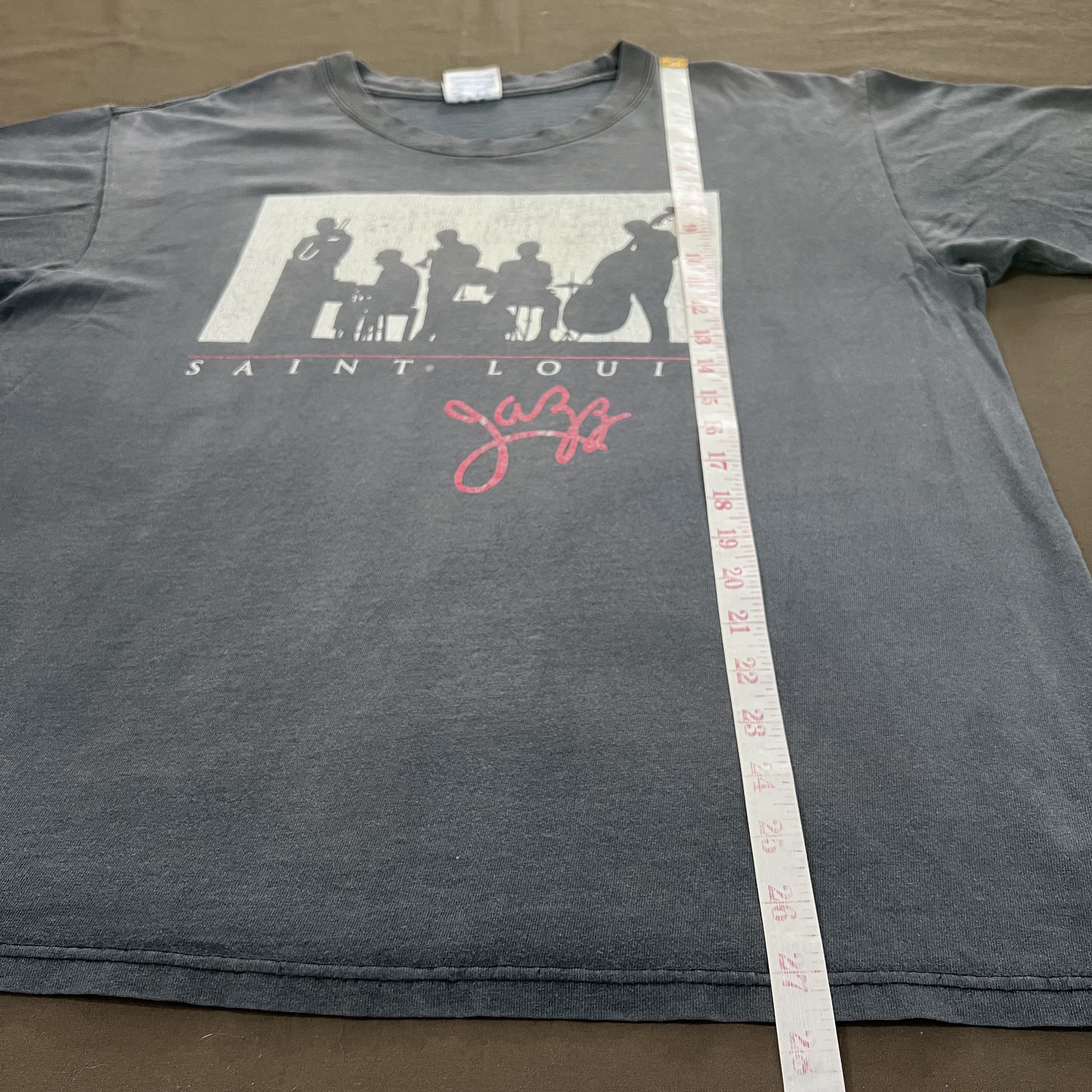 Band Tees Vintage 90s Saint Louis Jazz The Notabies XL R&B Soul Faded Size US XL / EU 56 / 4 - 10 Thumbnail