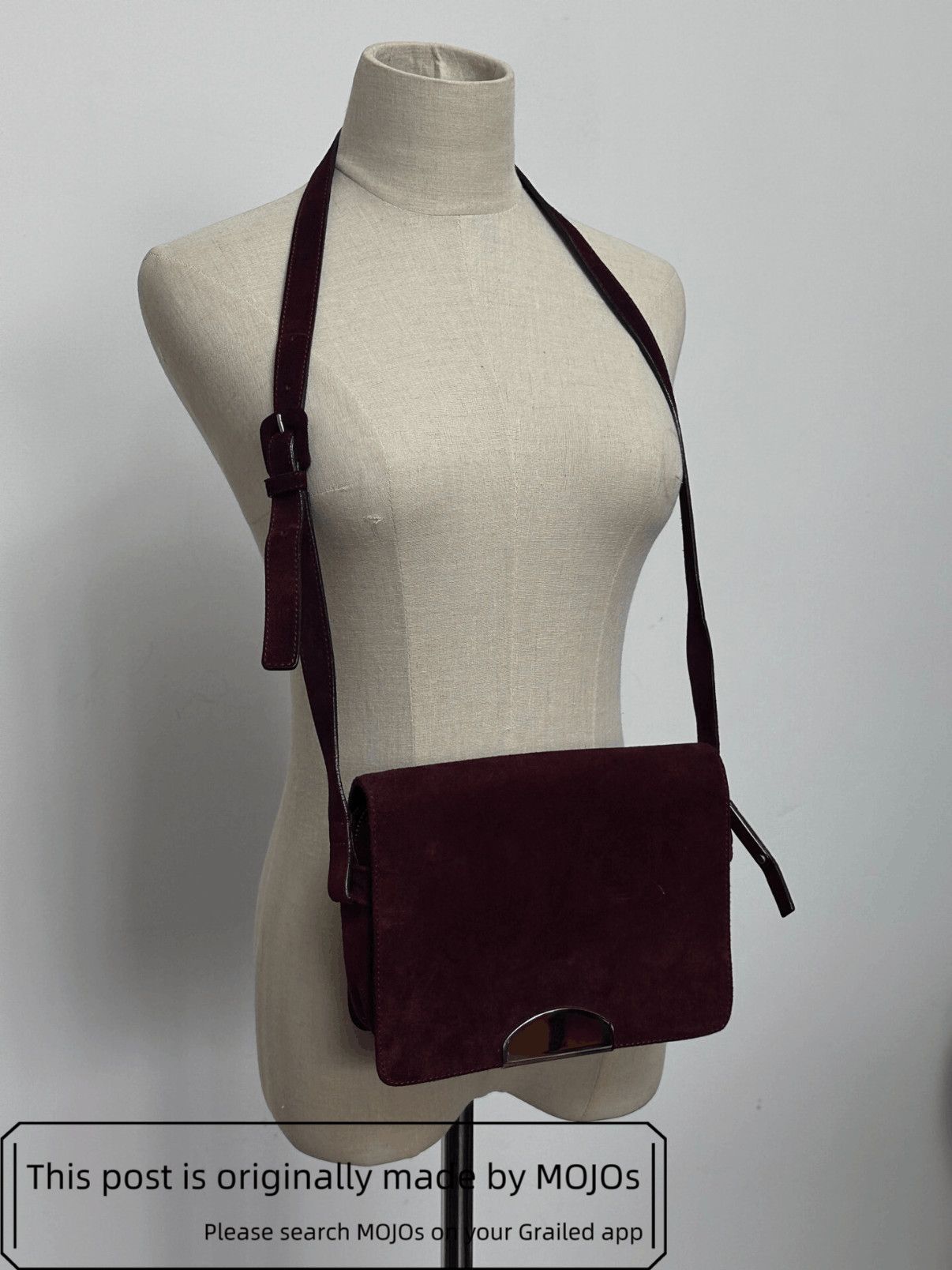 Maison Margiela Suede Brick Brown Shoulder Bag mojos4614