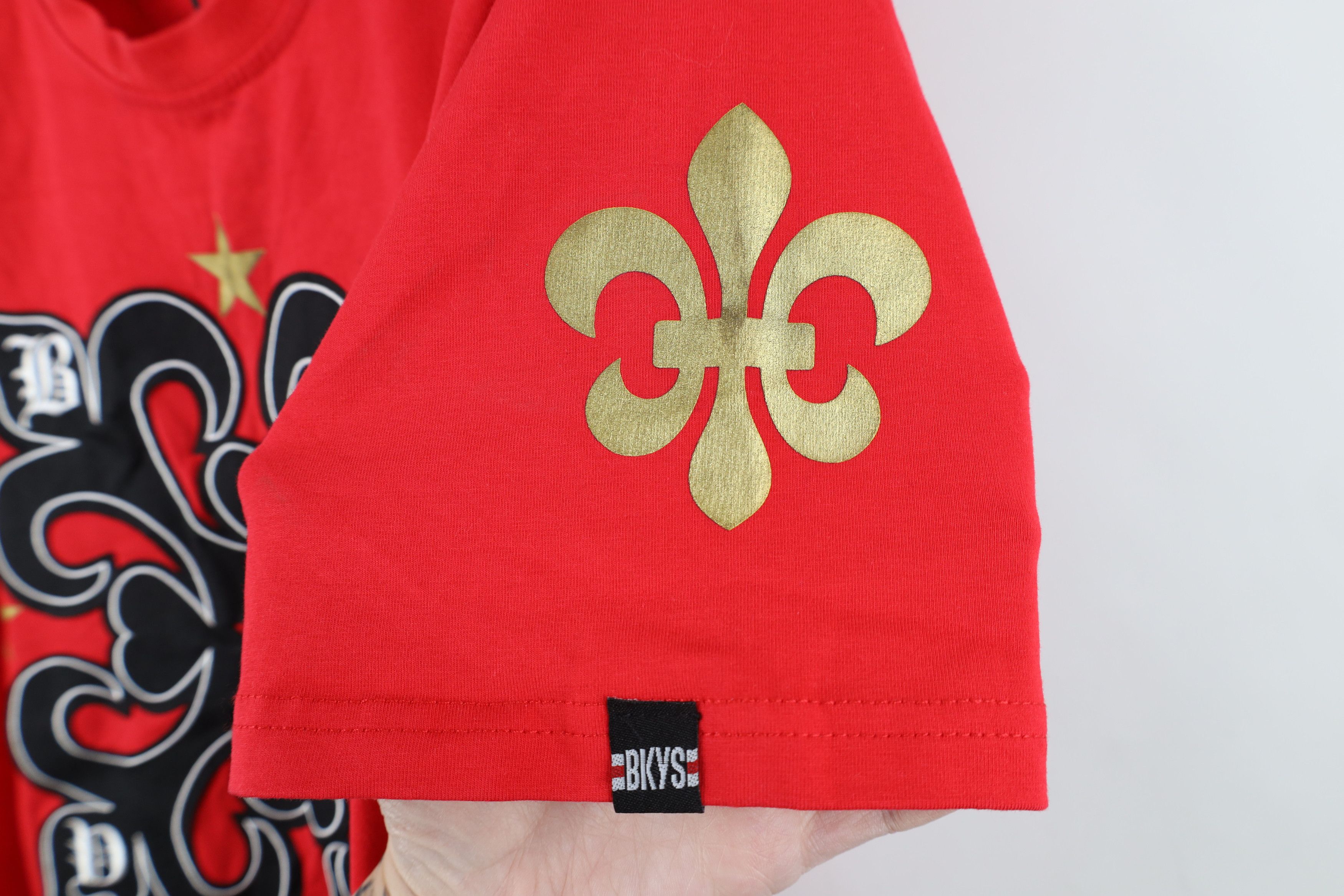 Vintage Deadstock Y2K Streetwear de Lis UFC MMA Fighting T-Shirt Red Size US S / EU 44-46 / 1 - 7 Thumbnail