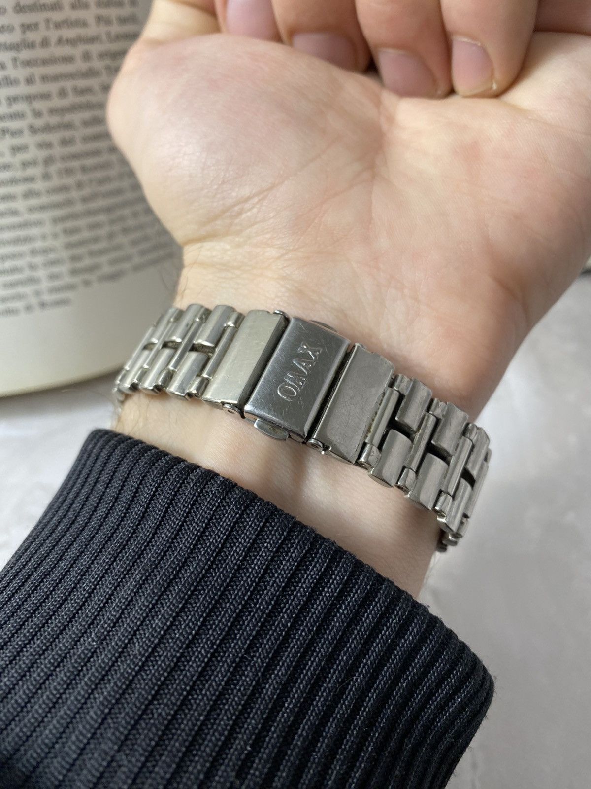 Japanese Brand Rare Retro OMAX Quartz Watch Crystal. Vintage Size ONE SIZE - 3 Thumbnail