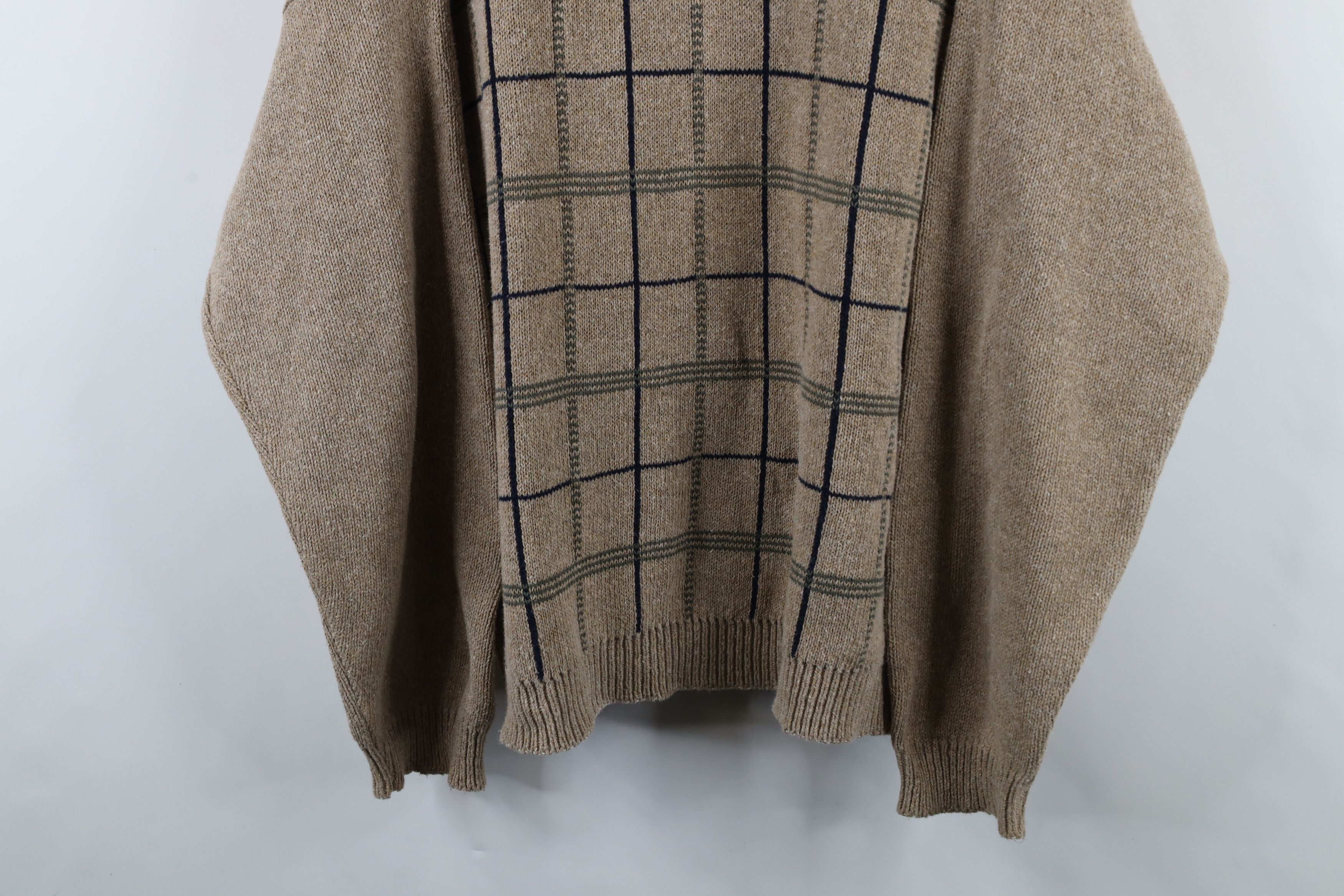 Vintage Vintage 90s Streetwear Striped Knit Crewneck Sweater USA Size US XL / EU 56 / 4 - 3 Thumbnail
