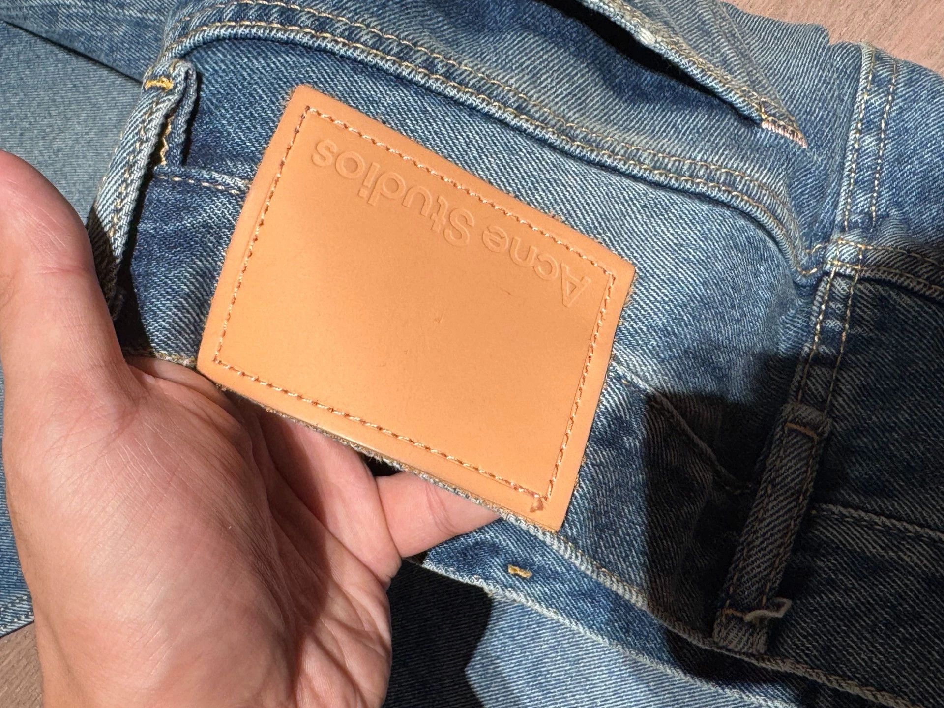 Acne Studios Acne Studios FW23 Cleanfit Straight Washed Indigo 29/32 Size US 29 - 3 Thumbnail