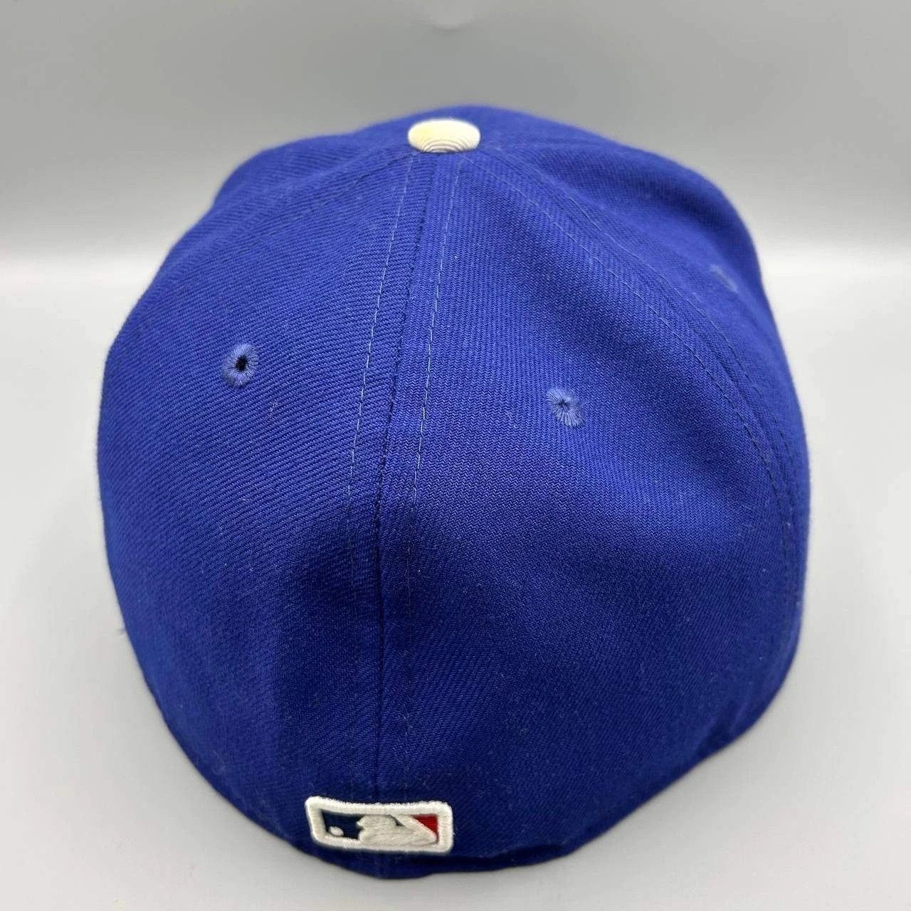 New Era Los Angeles LA Dodgers Hat Men 7 1/8 Blue MLB Fitted Cap Size ONE SIZE - 9 Thumbnail