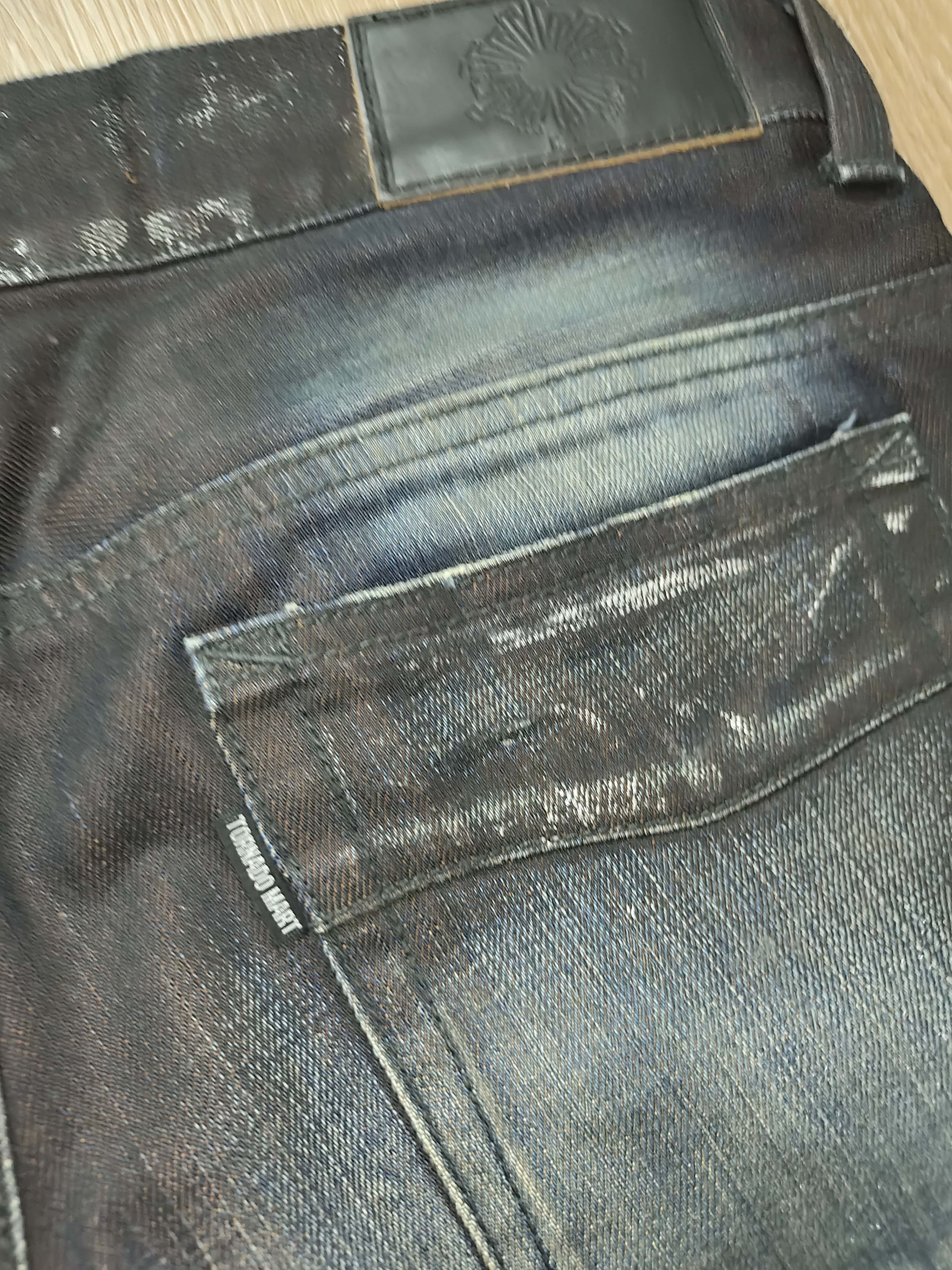Tornado Mart Tornado Mart Shiny Foil Wash Jeans Size US 31 - 4 Thumbnail