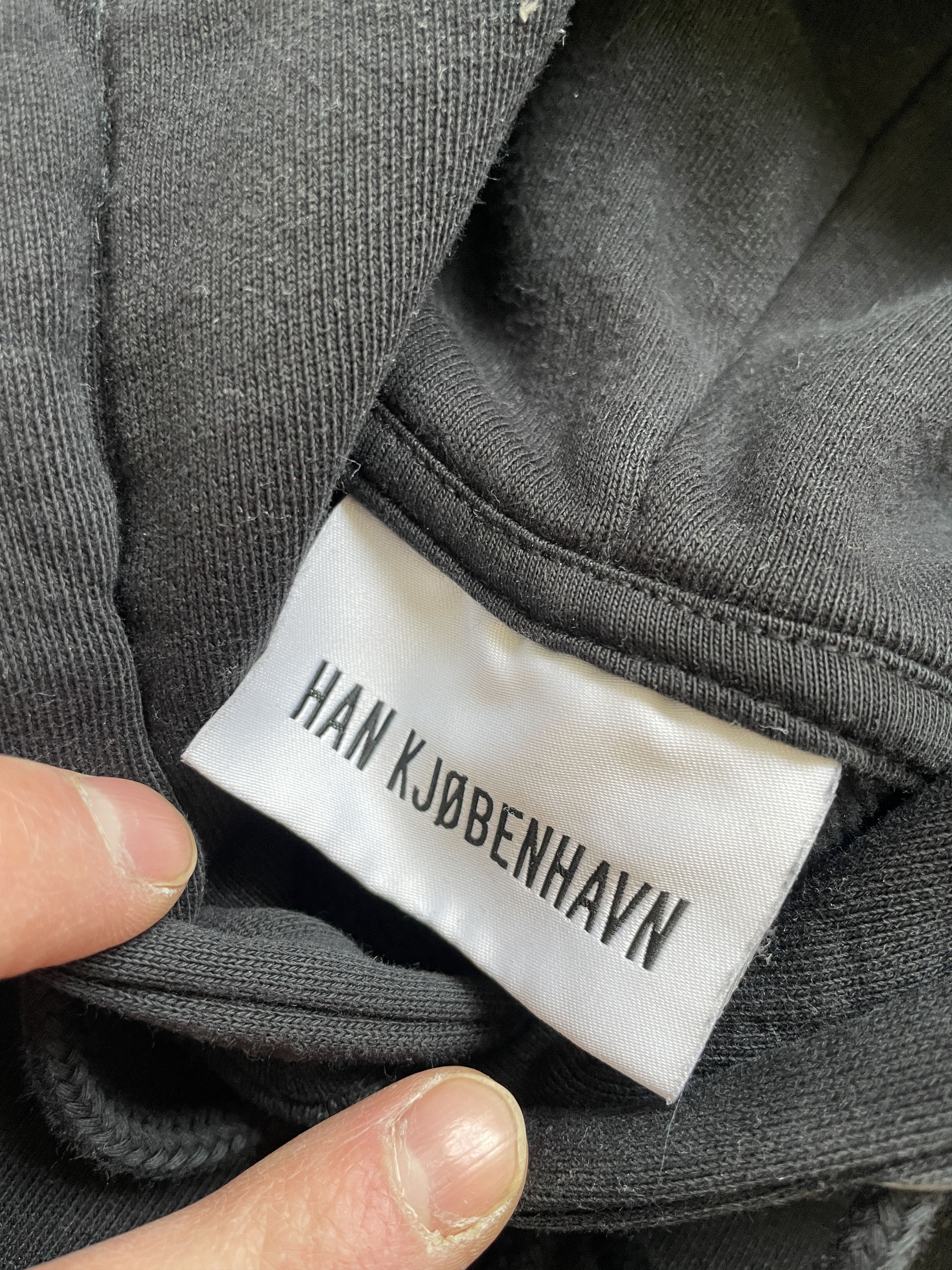 Han Kjobenhavn HAN KJOBENHAVN BLACK BOXY HEAVY HOODIE Size US XL / EU 56 / 4 - 4 Thumbnail