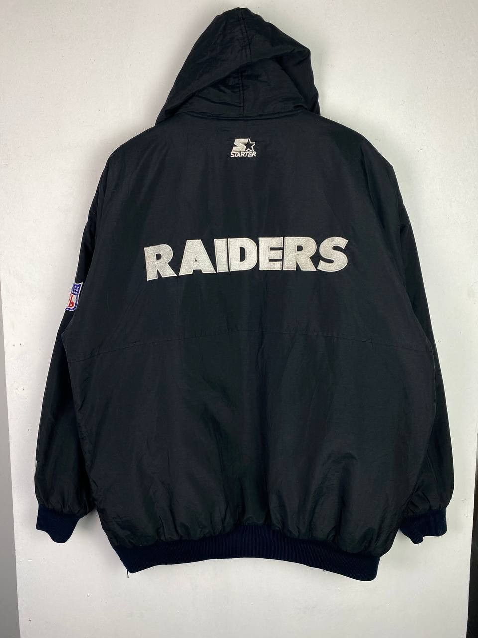 Starter vintage 90s NFL oakland raiders by starter jacket embroided Size US XL / EU 56 / 4 - 7 Thumbnail