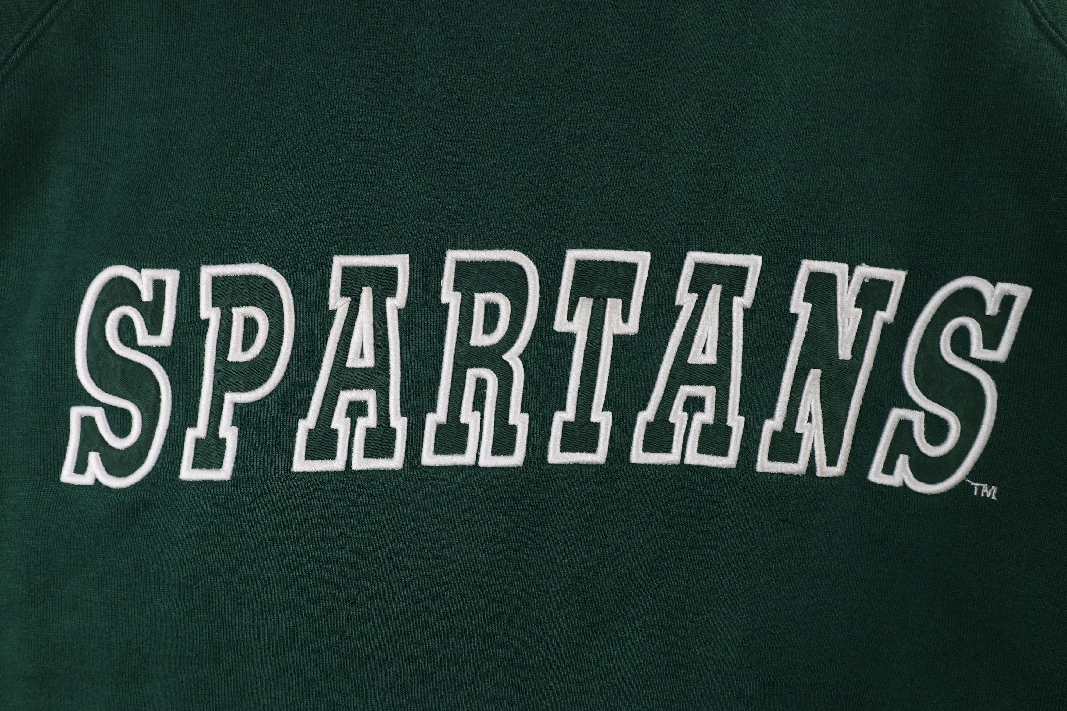 Vintage Vintage 90s Michigan State University Spartans Sweatshirt Size US L / EU 52-54 / 3 - 6 Thumbnail