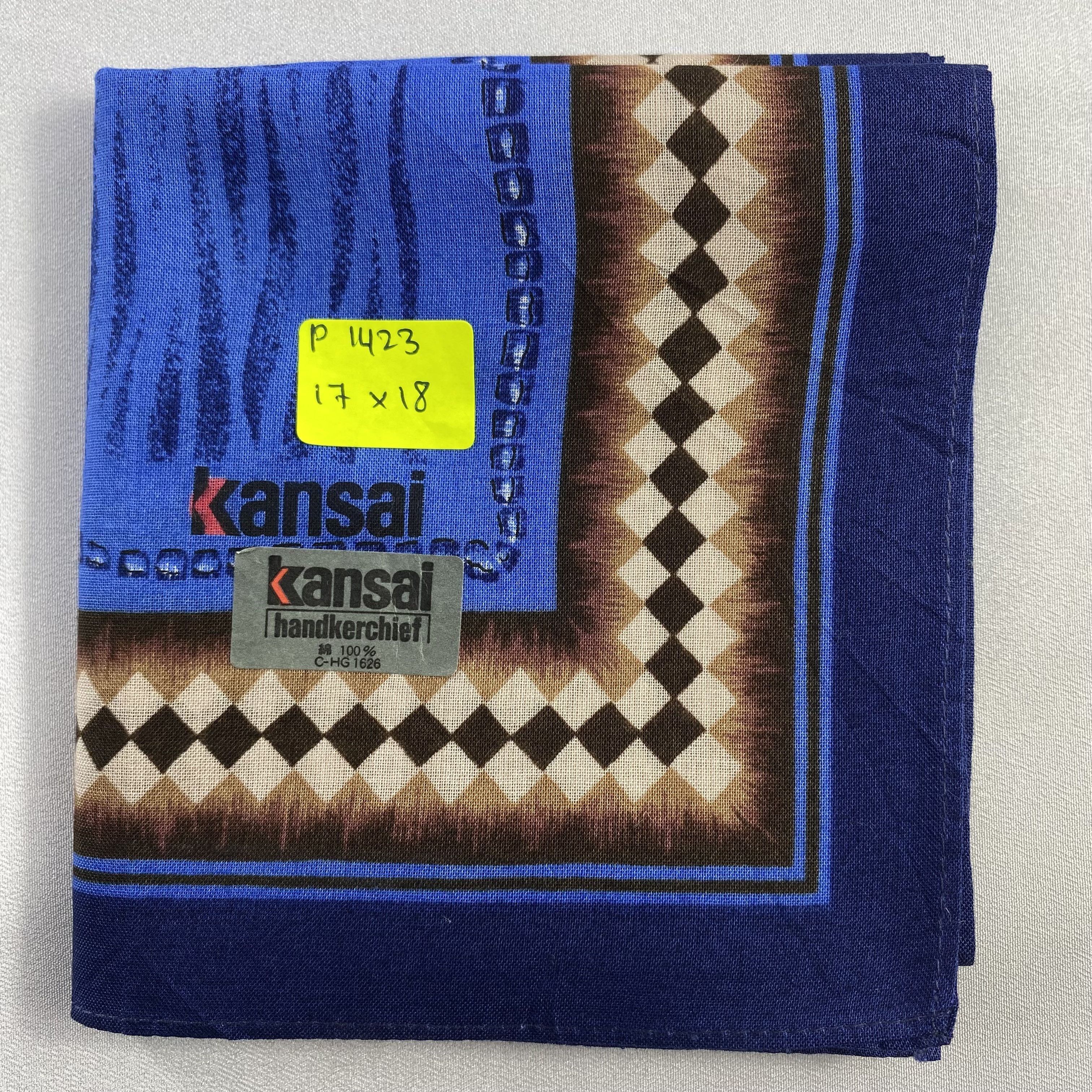 Kansai Yamamoto × Vintage Kansai Yamamoto Neckerchief / Handkerchief-P1423 Size ONE SIZE - 5 Thumbnail