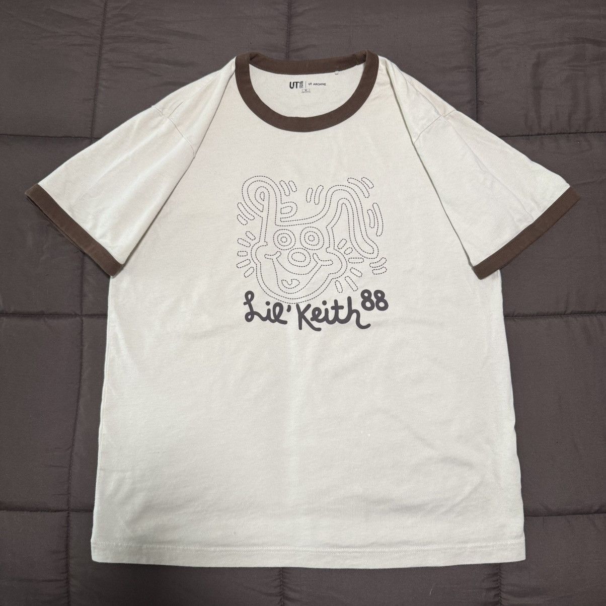 Keith Haring × Uniqlo Uniqlo Keith Haring Lil Keith 88’ Ringer Tee ...