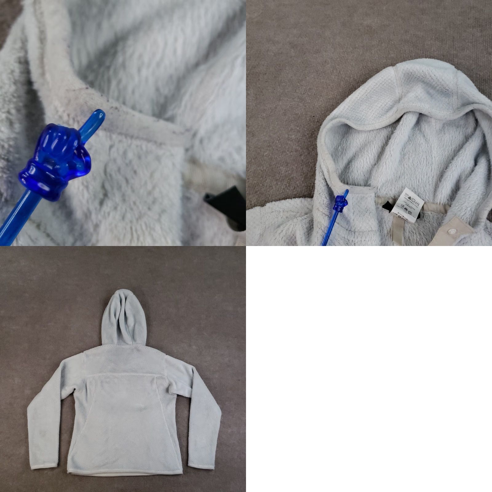 Patagonia Patagonia Hoodie Womens Small White Fleece Synchilla Snap-T Pullover Outdoor Pocket Logo 25435FA11 Size S / US 4 / IT 40 - 8 Thumbnail