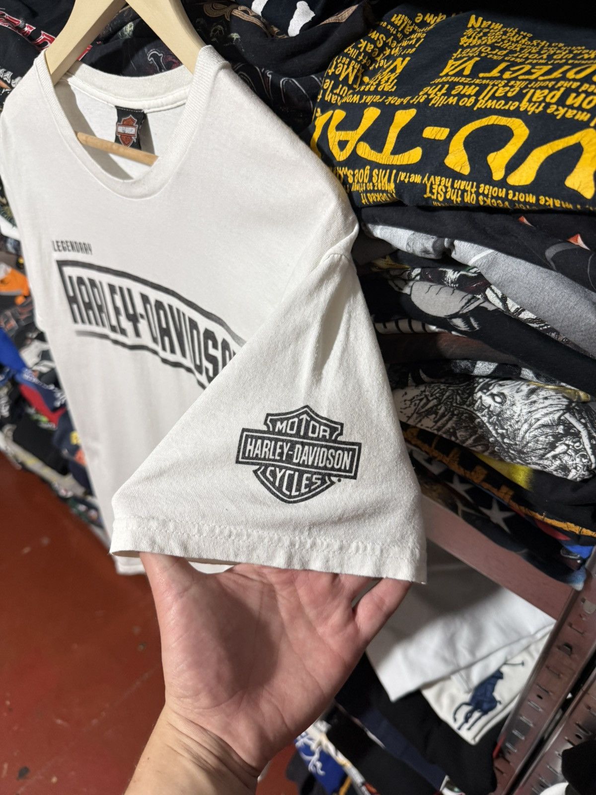 Harley Davidson Vintage 2023 Legendary Harley Davidson Live Free T-Shirt Y2K Size US L / EU 52-54 / 3 - 7 Thumbnail