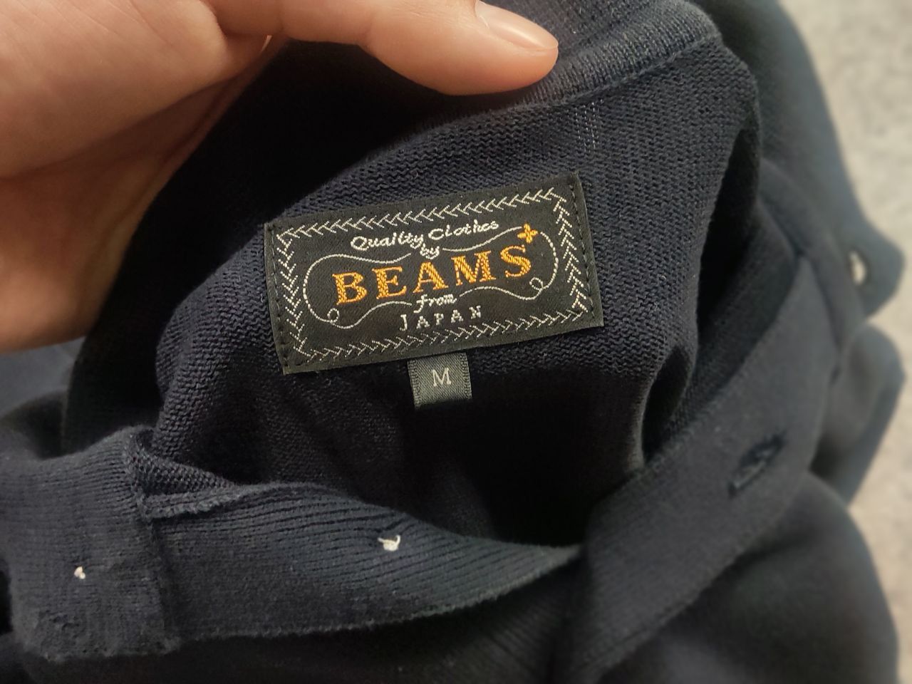 Beams Plus Beam Plus Japan 12g Wool Polo Button Long sleeve Sweater Size US M / EU 48-50 / 2 - 12 Thumbnail
