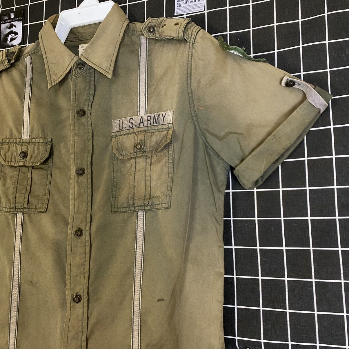 Buzz Rickson's 🇯🇵 C.A.B CLOTHING SUN FADED US ARMY BUTTON UP SHIRT Size US L / EU 52-54 / 3 - 12 Thumbnail