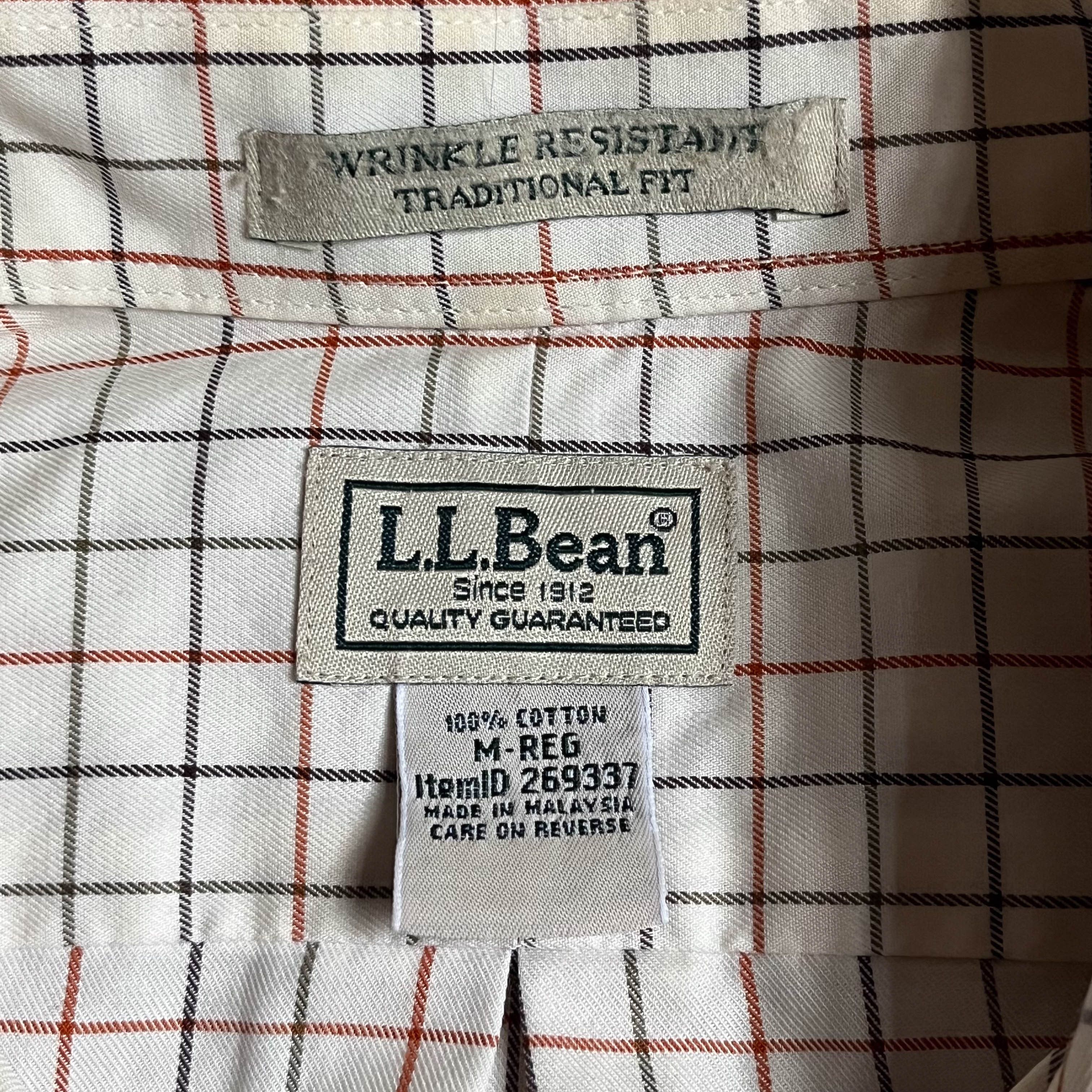 L.L. Bean Reworked L.L. Bean Short Sleeve Dress Shirt Size US M / EU 48-50 / 2 - 3 Thumbnail