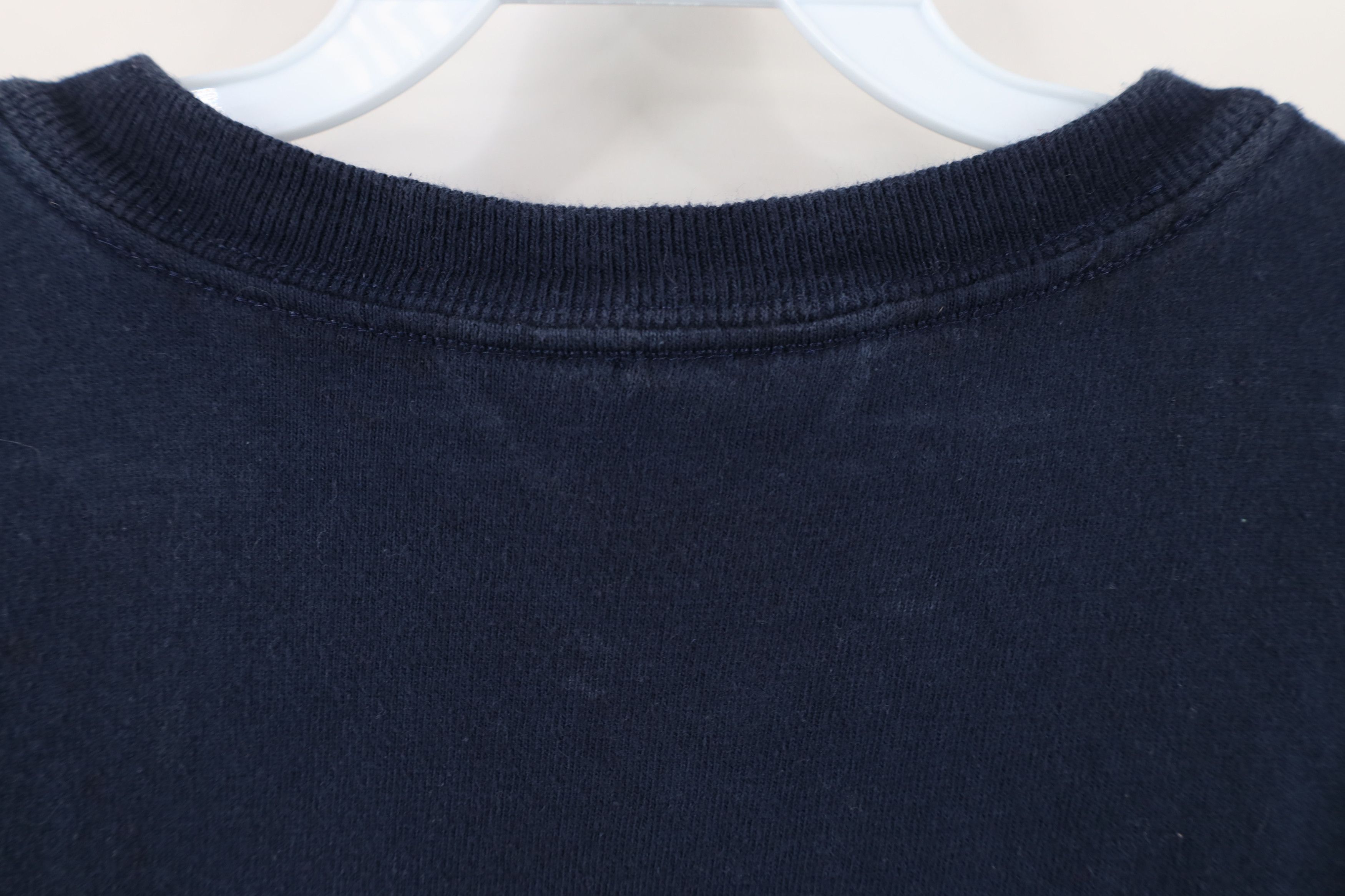 Champion × Vintage Vintage 90s Champion Classic Logo Cotton Knit T-Shirt Blue Size US M / EU 48-50 / 2 - 11 Thumbnail