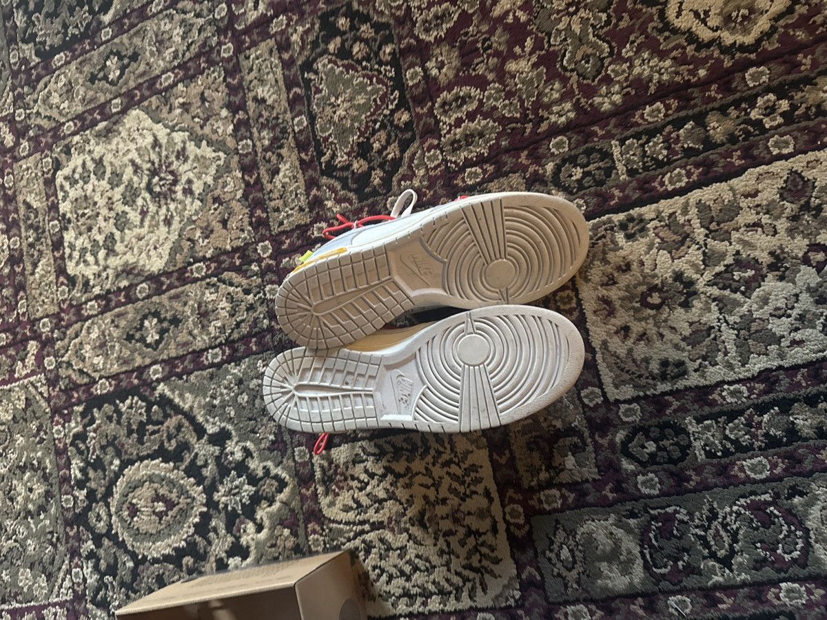 Nike × Off-White Nike Dunk Low Off White Lot 06/50 Size US 11 / EU 44 - 6 Thumbnail