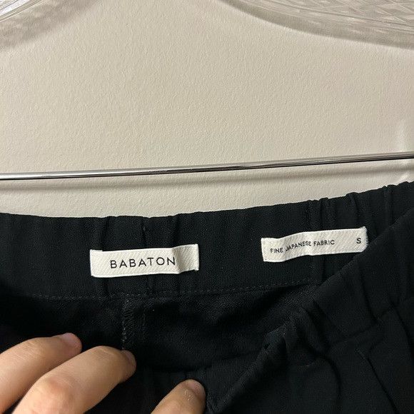 Aritzia Aritzia Black Babaton Dexter Tapered Crepe Pants Size 26" / US 2 / IT 38 - 5 Thumbnail