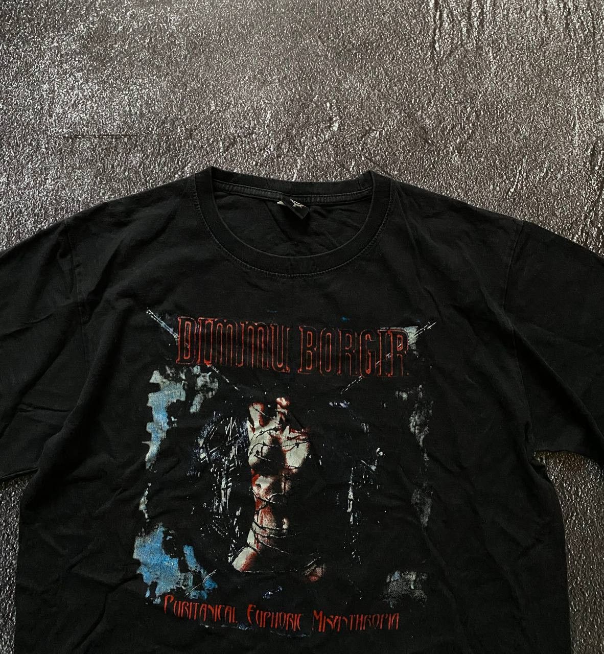 Band Tees × Vintage 90s🔥Y2k DIMMU BORGIR Hard Rock Nude Girl 18+ erotic Tee Size US L / EU 52-54 / 3 - 2 Thumbnail