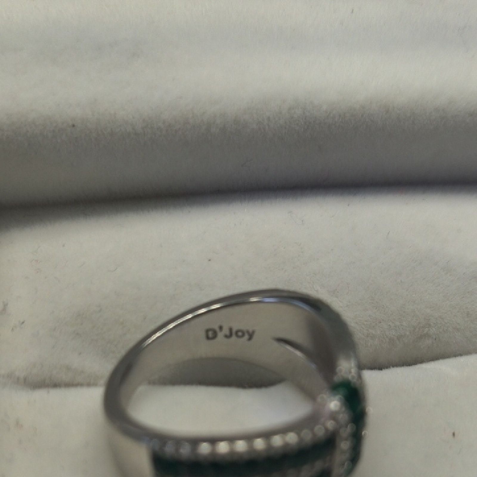 Other D-Joy Sterling Created Diamonds Crossover Ring - Size 7 Size ONE SIZE - 8 Thumbnail