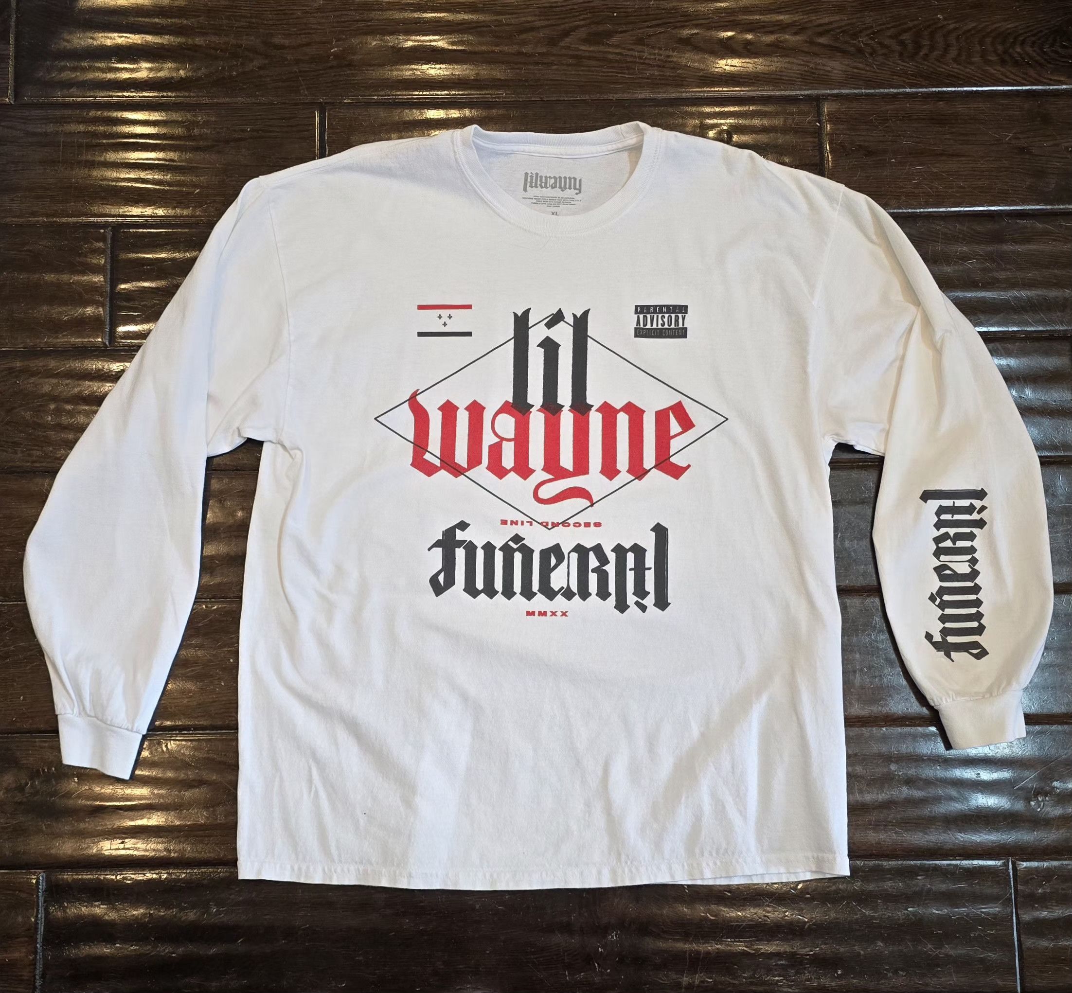 Lil Wayne Lil Wayne Funeral Long Sleeve T-Shirt Size US XL / EU 56 / 4 - 1 Thumbnail
