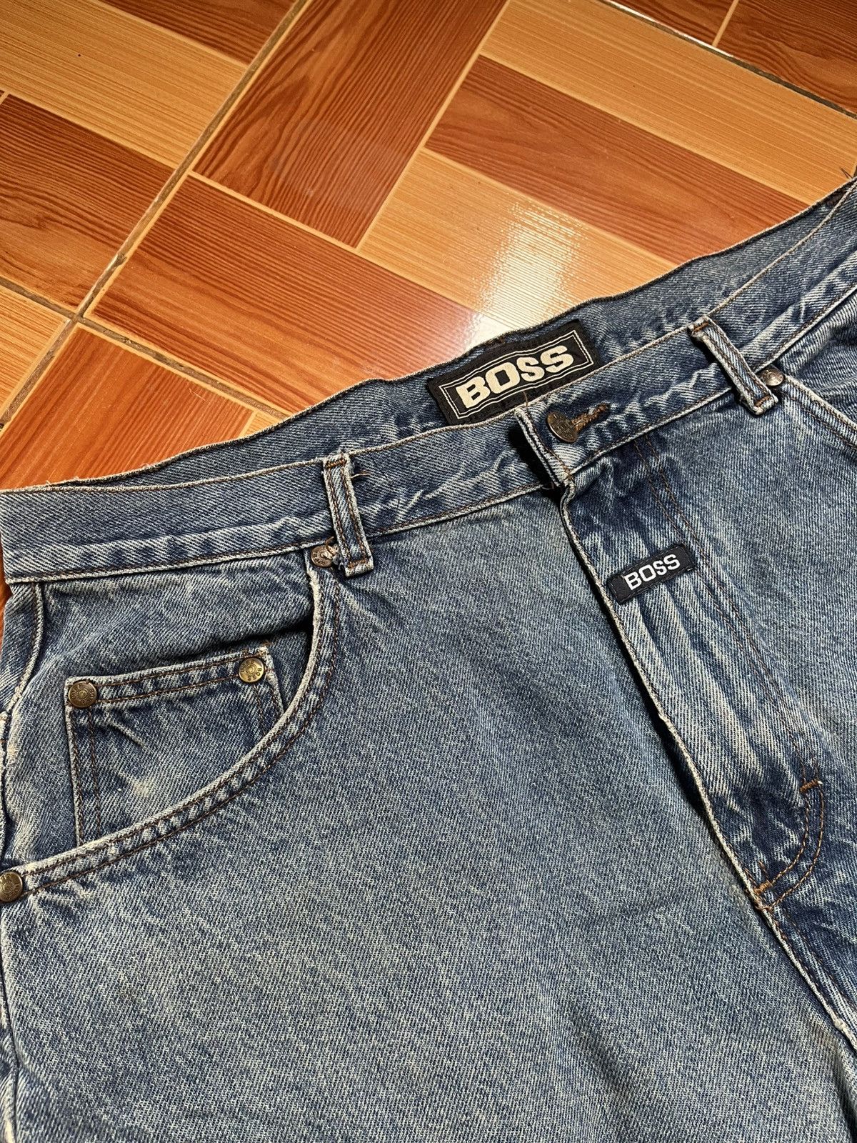 Vintage Baggy jeans BOSS denim Size US 36 / EU 52 - 2 Thumbnail