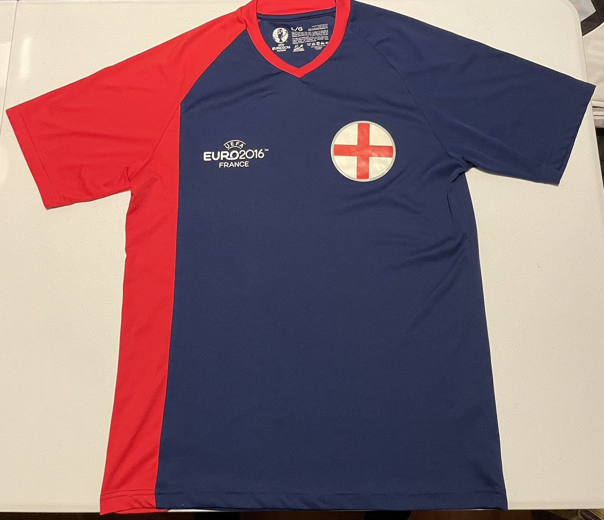 UEFA 2016 England UEFA euro France soccer jersey.. Size US L / EU 52-54 / 3 - 1 Thumbnail